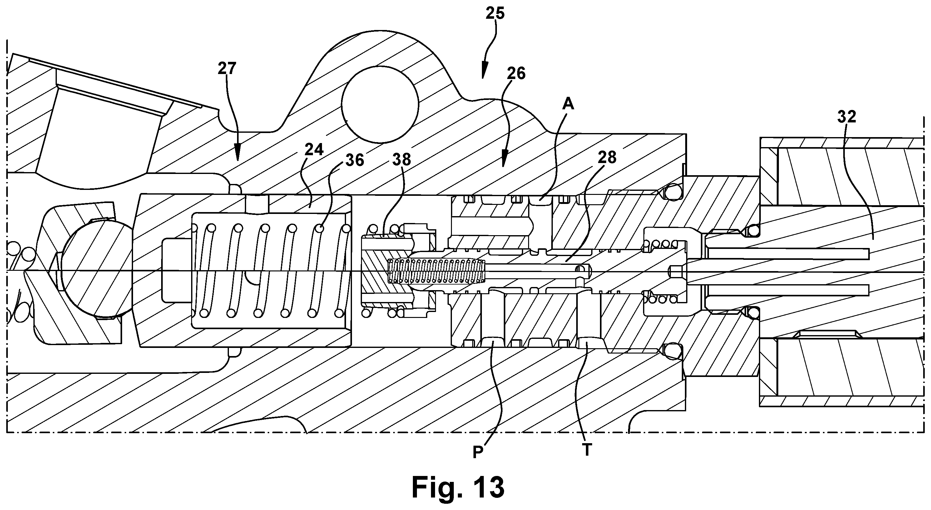 Patent US12448955 Figure 13 – Displacement control for hydraulic pump