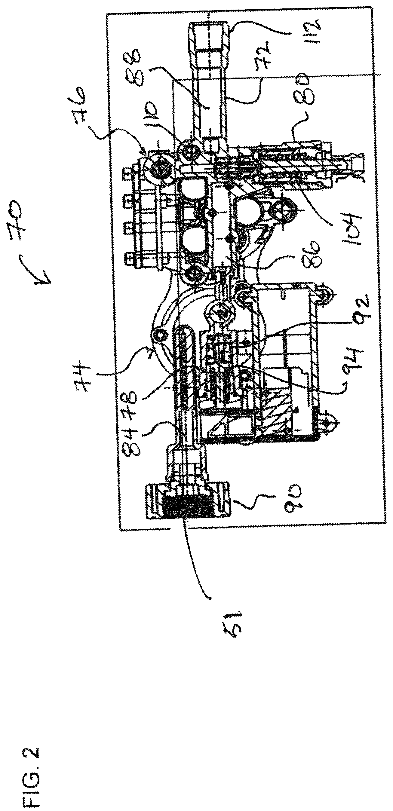 Patent US12448957 Figure 2 – Dual motor pump assembly