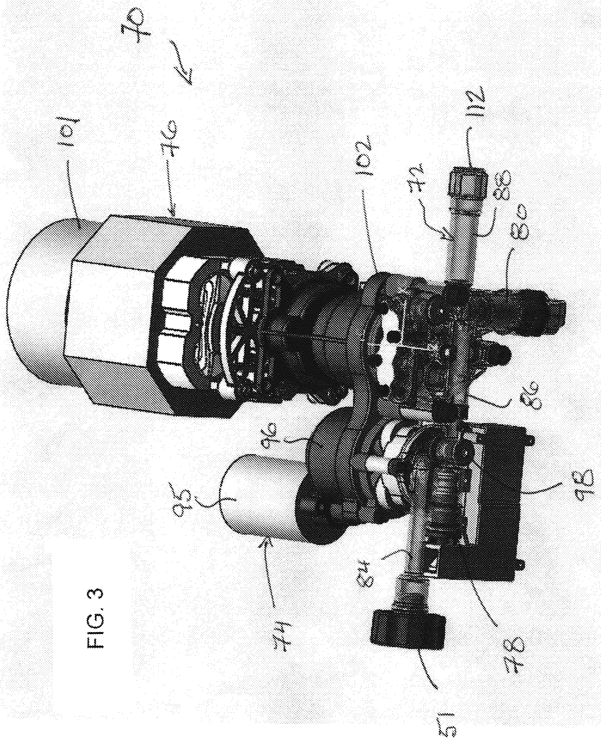 Patent US12448957 Figure 3 – Dual motor pump assembly