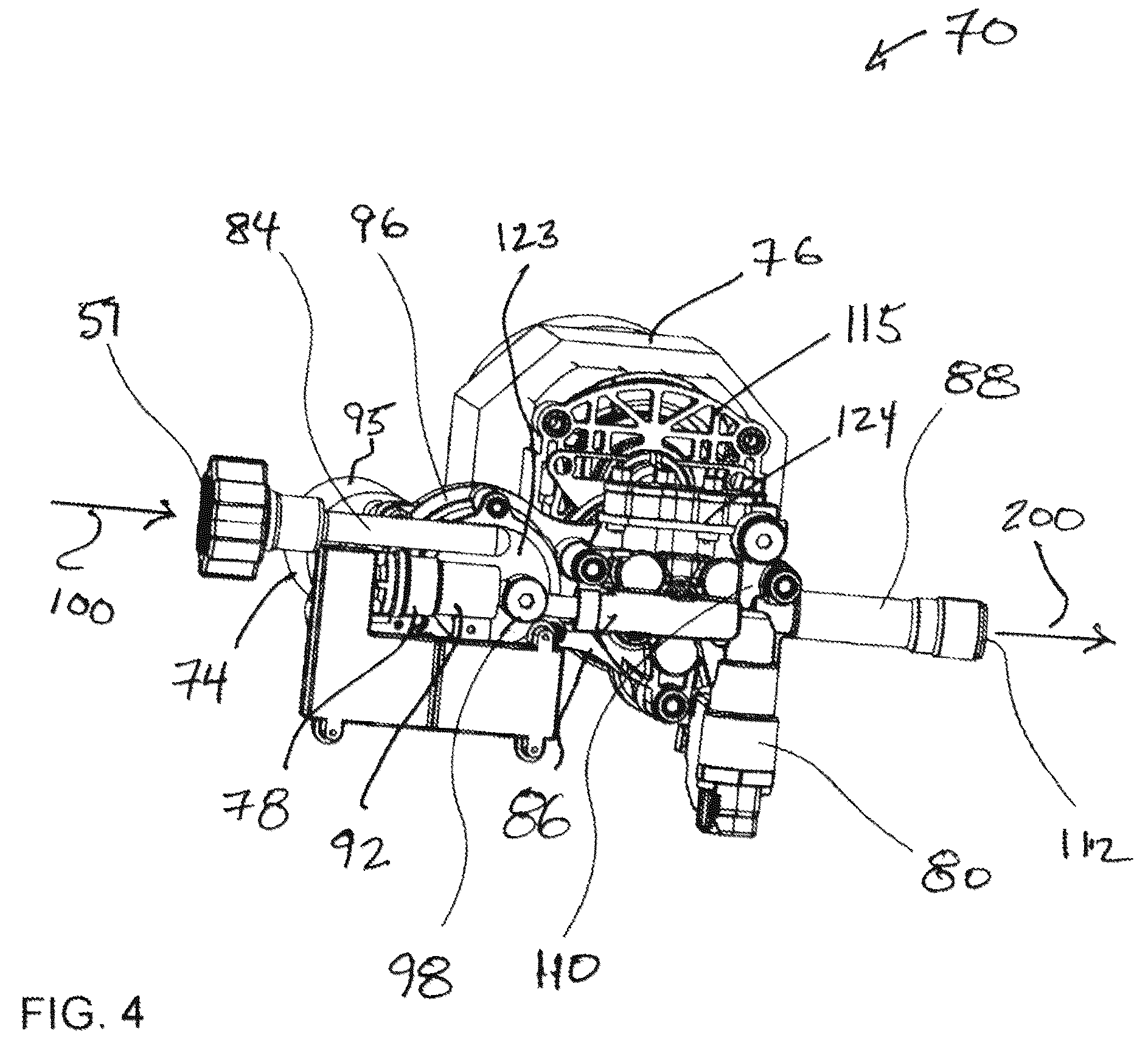 Patent US12448957 Figure 4 – Dual motor pump assembly