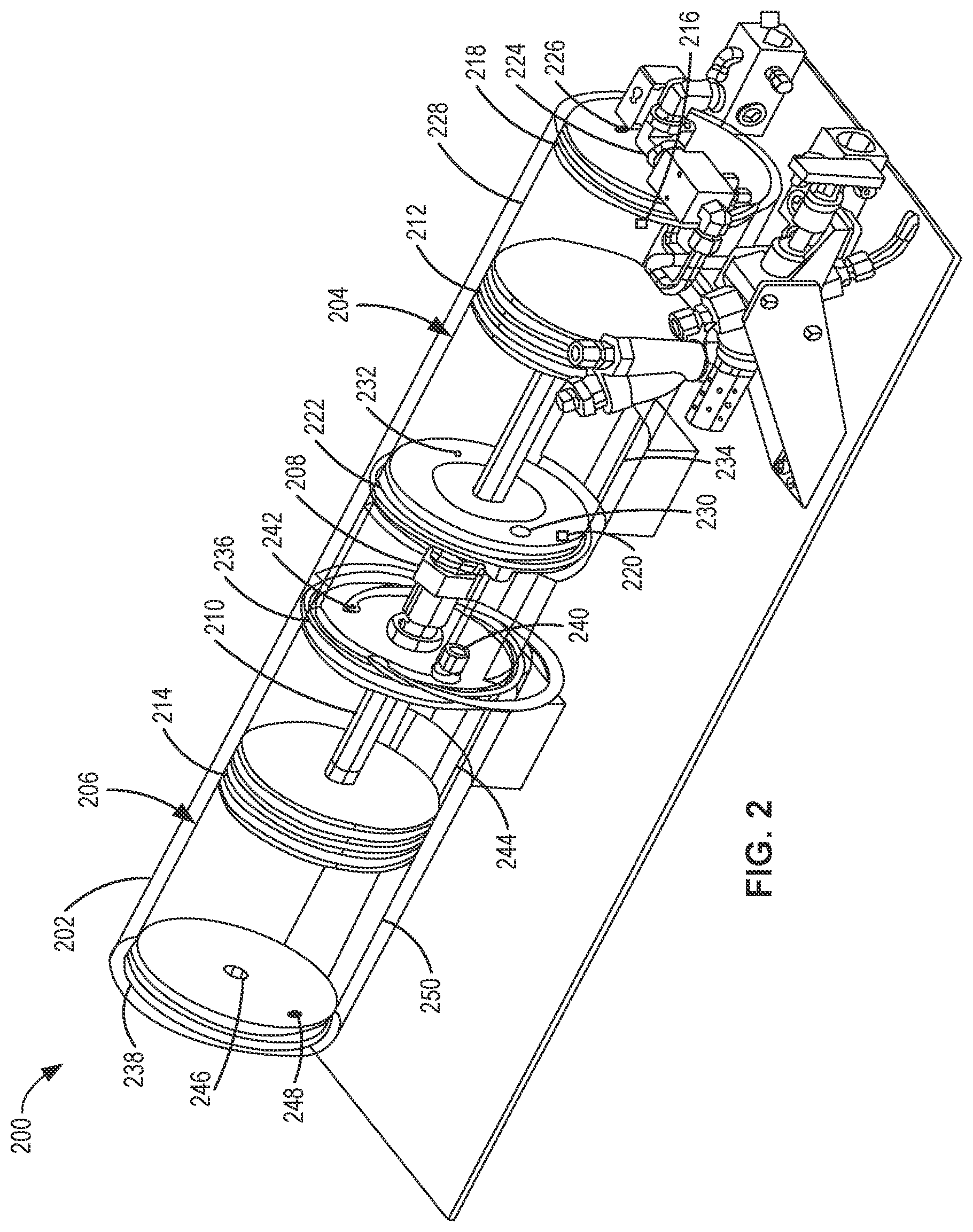 Patent US12448960 Figure 2 – Reduced size fluid transfer and depressurization apparatus, control, and associated methods