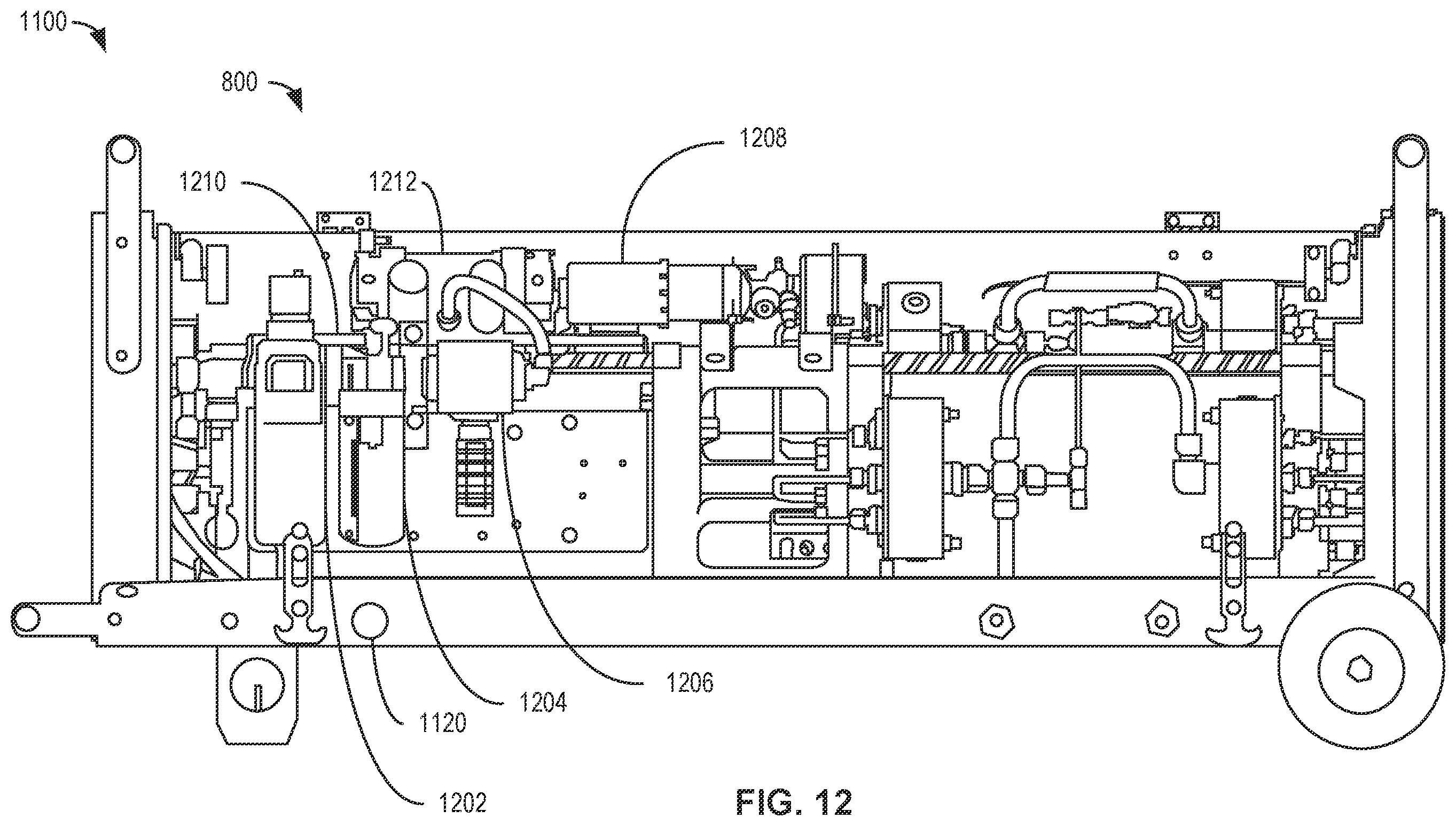 Patent US12448960 Figure 12 – Reduced size fluid transfer and depressurization apparatus, control, and associated methods