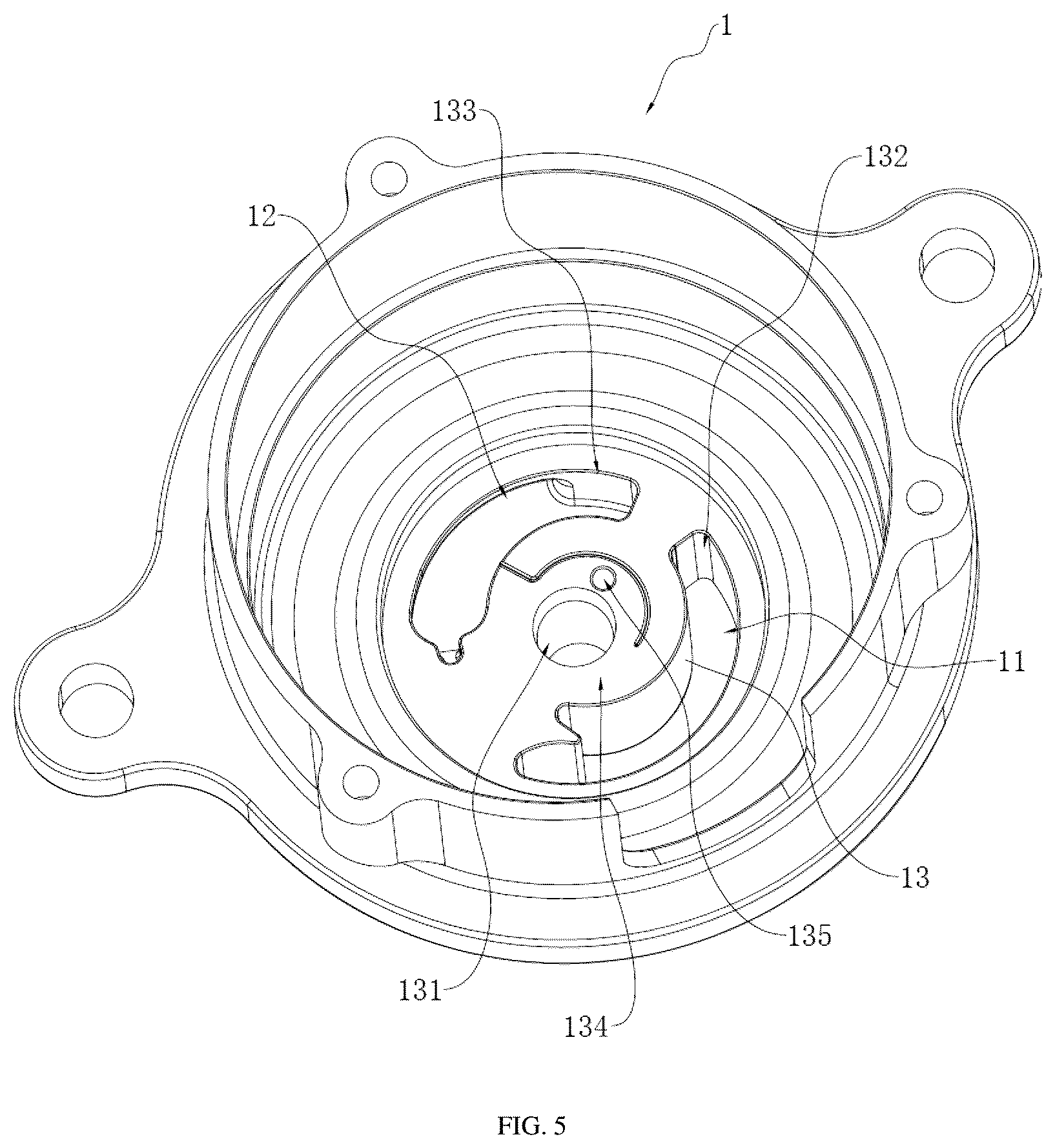 Patent US12448965 Figure 5 – Integrated electric oil pump and operation method thereof