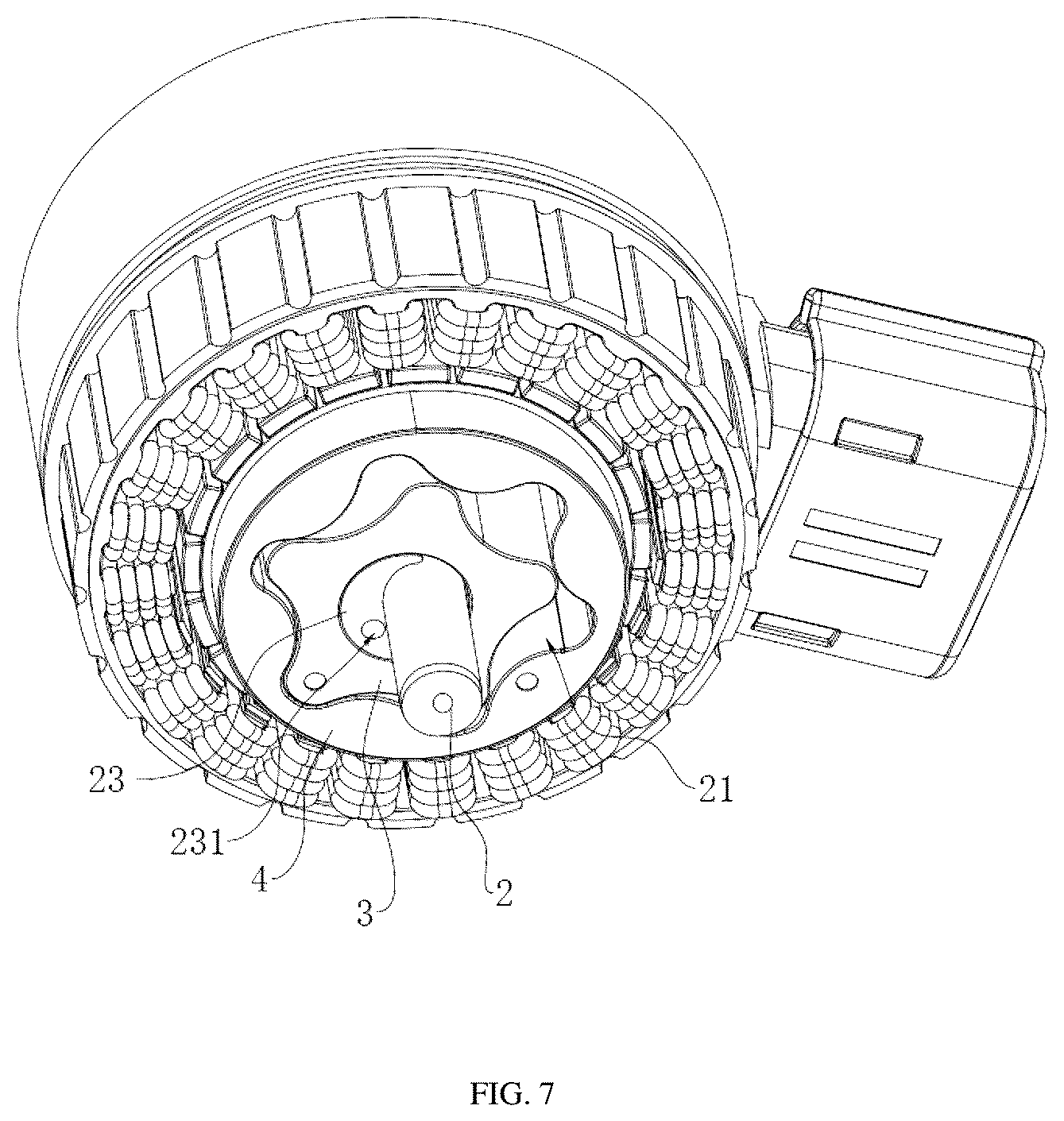 Patent US12448965 Figure 7 – Integrated electric oil pump and operation method thereof