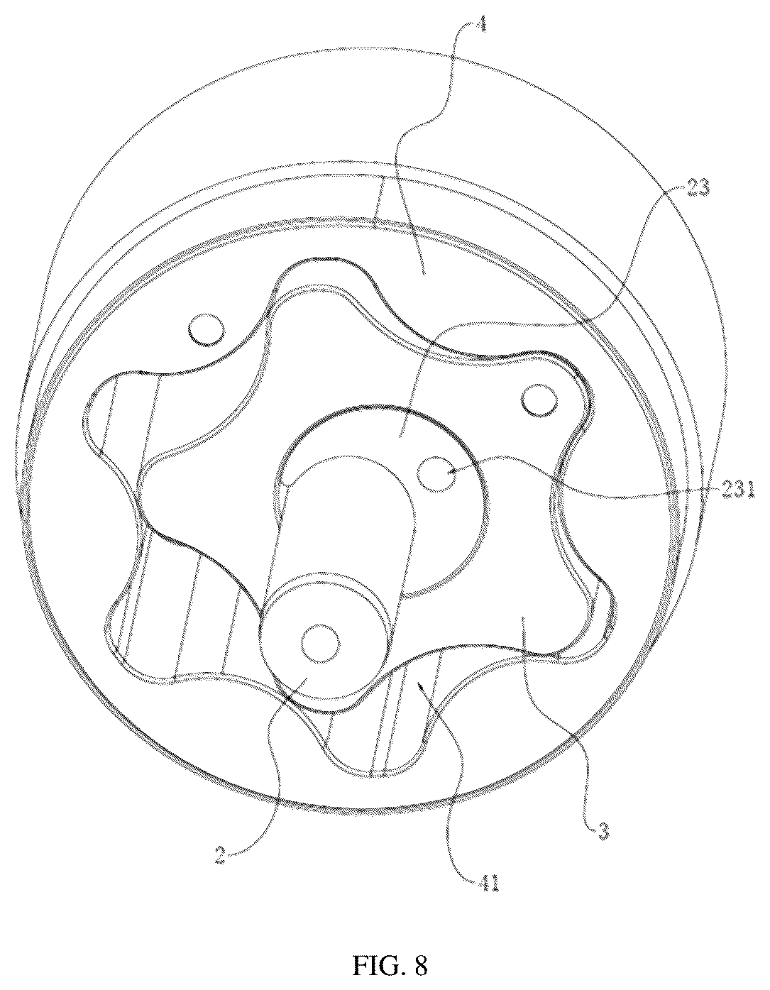 Patent US12448965 Figure 8 – Integrated electric oil pump and operation method thereof