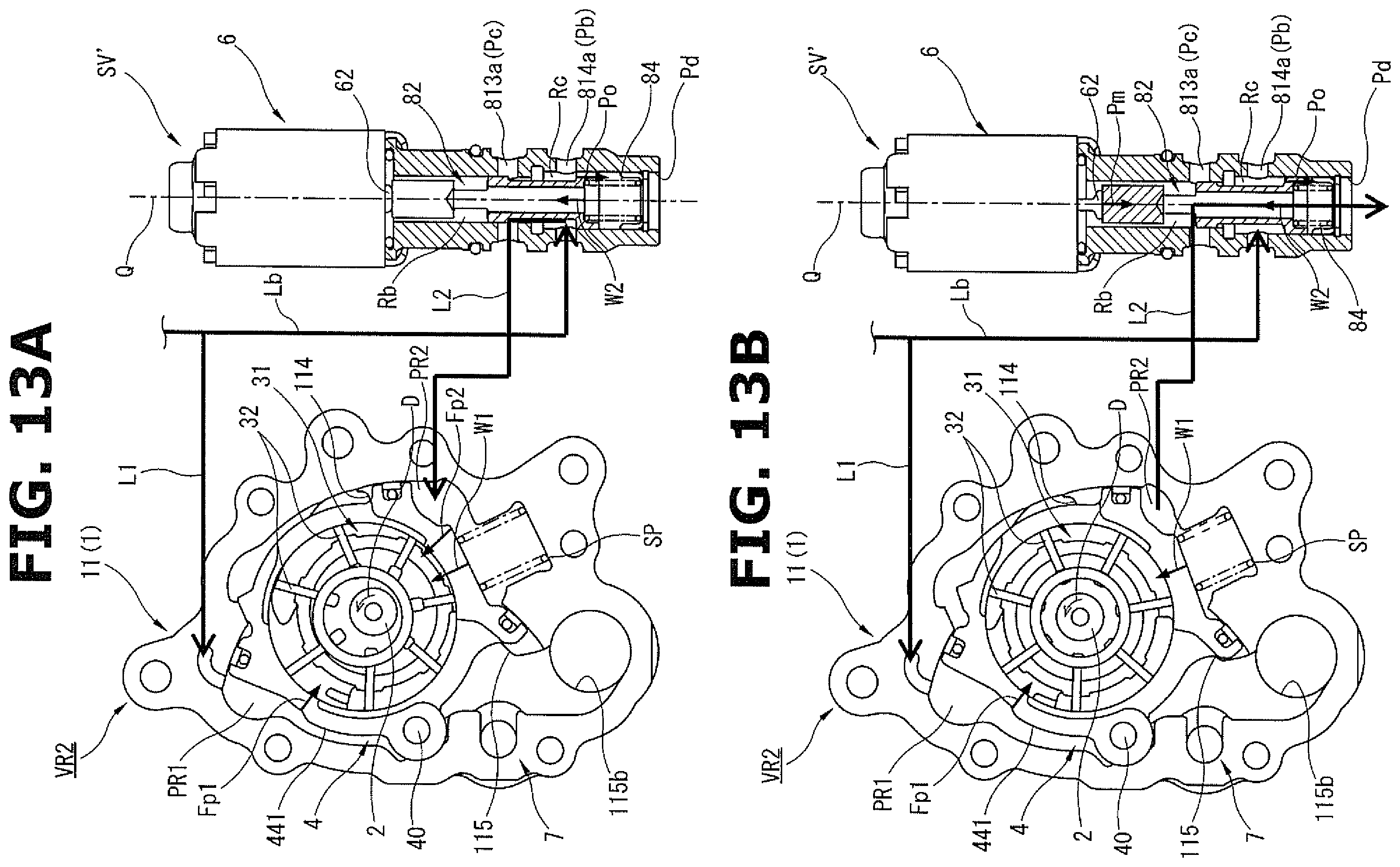 Patent US12448967 Figure 13 – Variable displacement oil pump