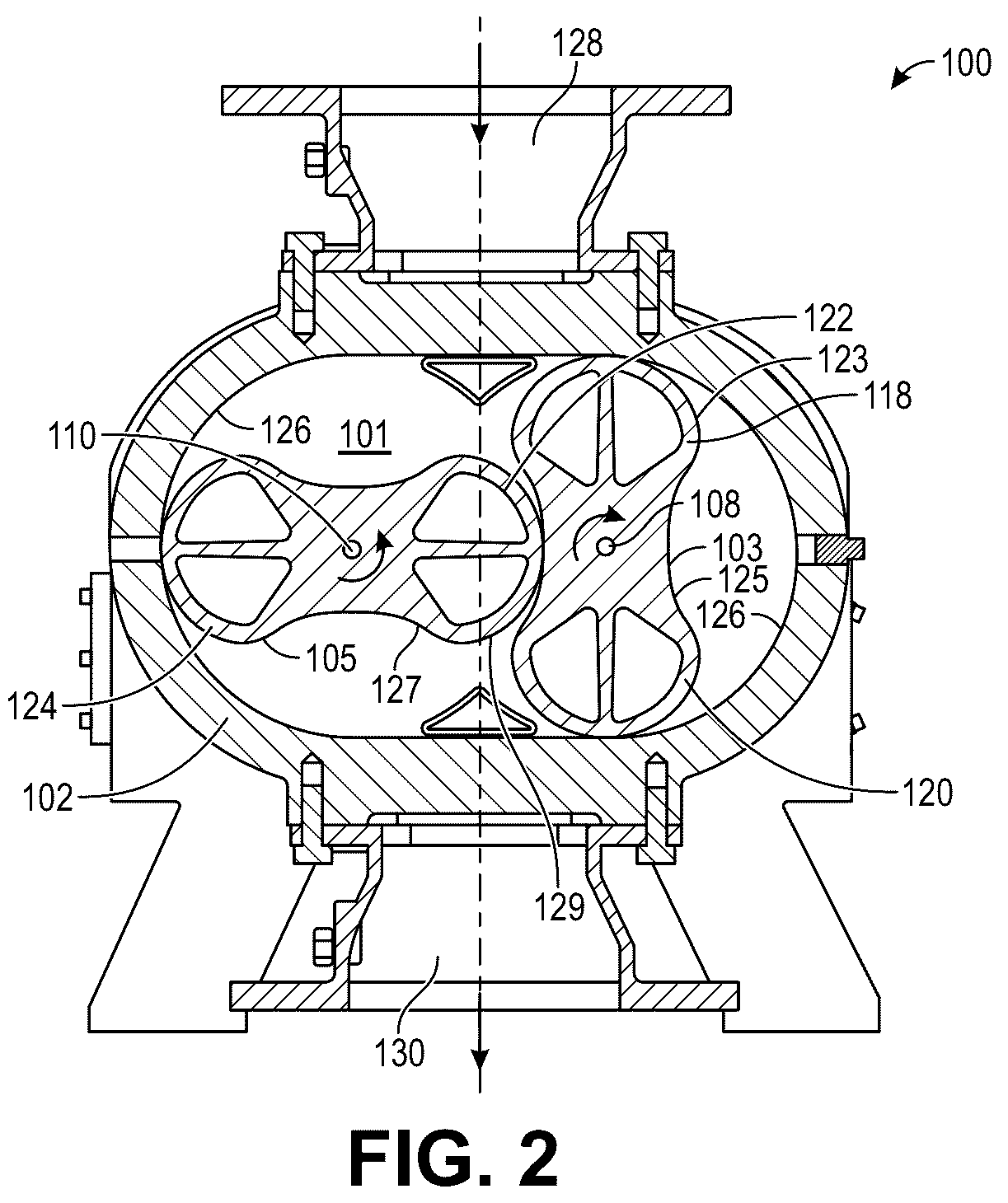 Patent US12448968 Figure 2 – Low coefficient of expansion rotors for blowers