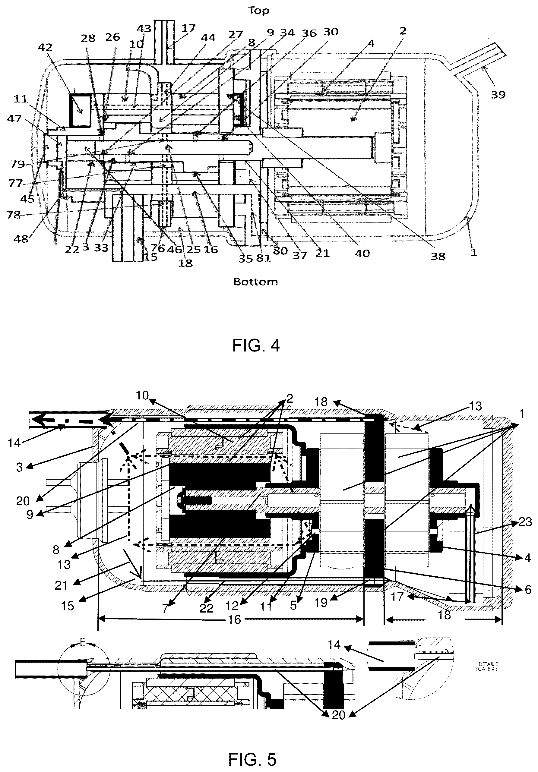 Patent US12448970 Figure 3 – Horizontal rotary compressor with enhanced tiltability during operation and other performance metrics