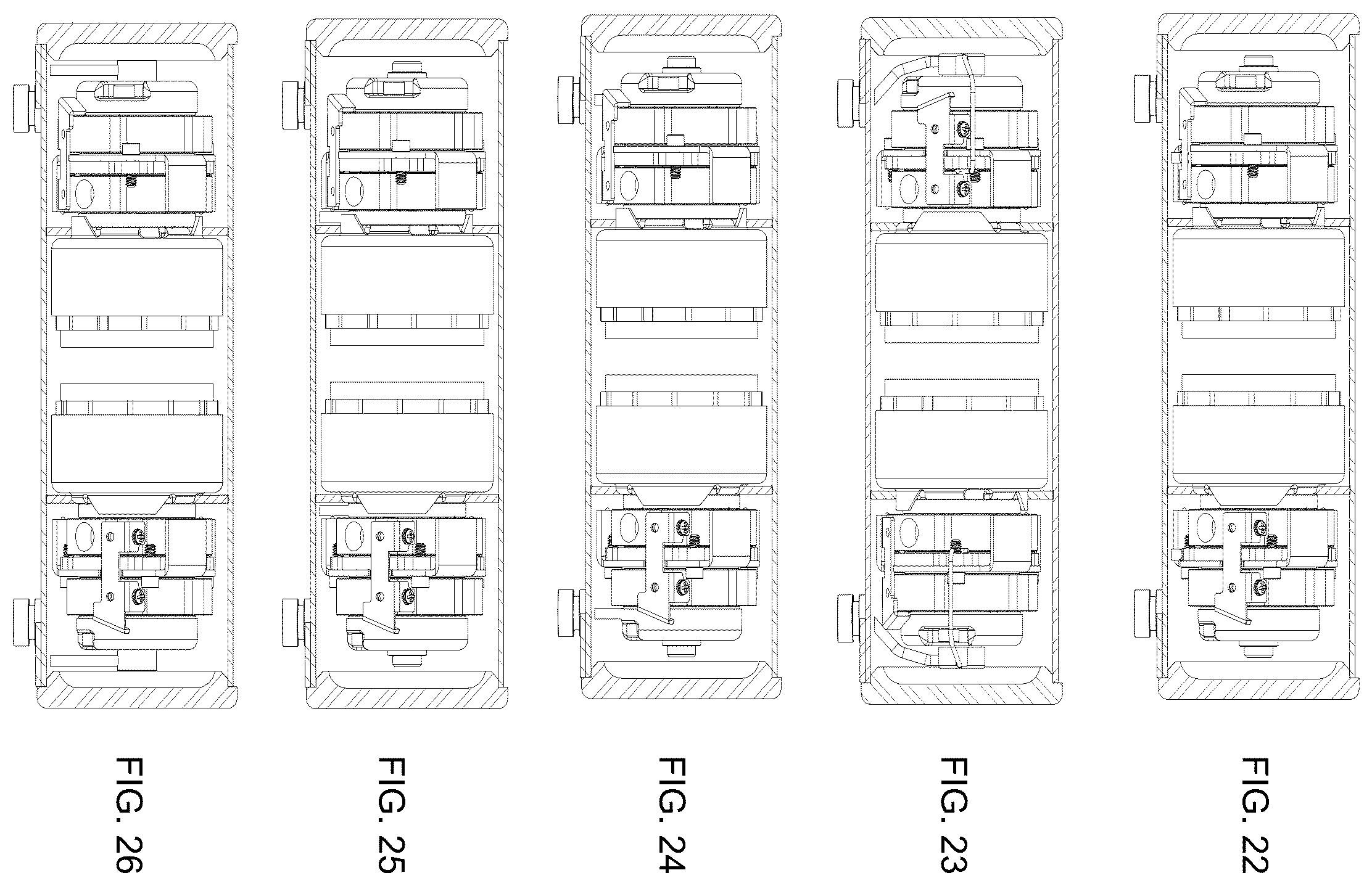 Patent US12448970 Figure 13 – Horizontal rotary compressor with enhanced tiltability during operation and other performance metrics