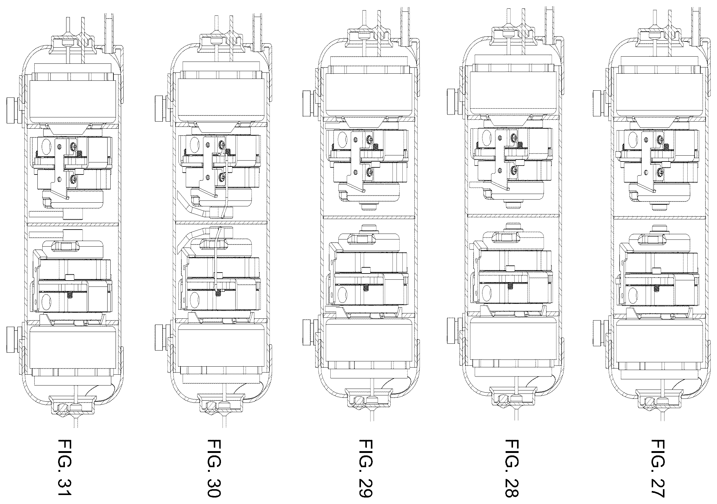 Patent US12448970 Figure 14 – Horizontal rotary compressor with enhanced tiltability during operation and other performance metrics