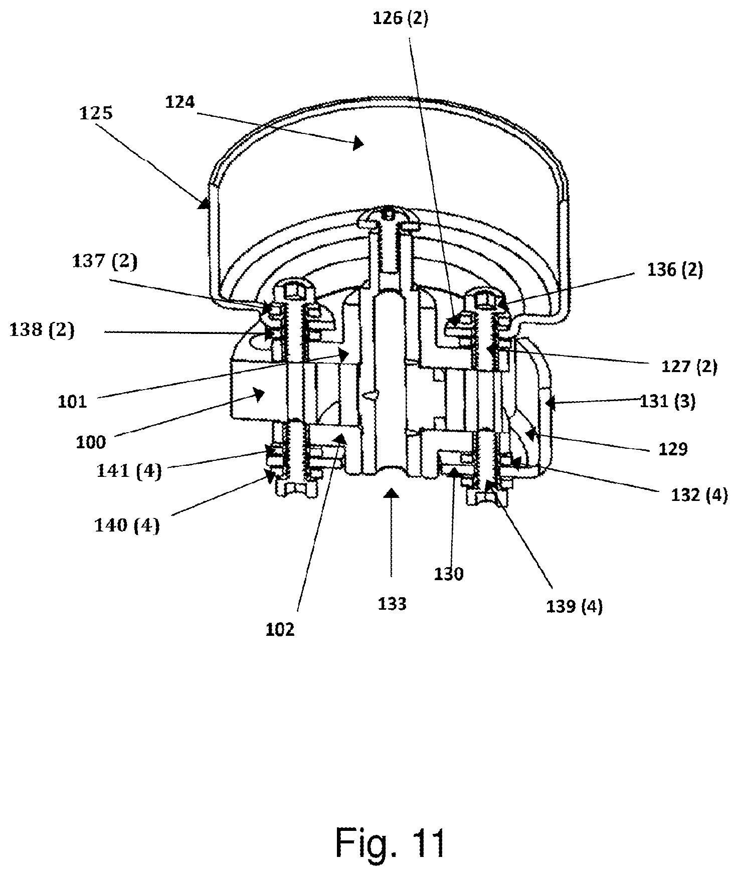 Patent US12448971 Figure 10 – Compact low noise rotary compressor
