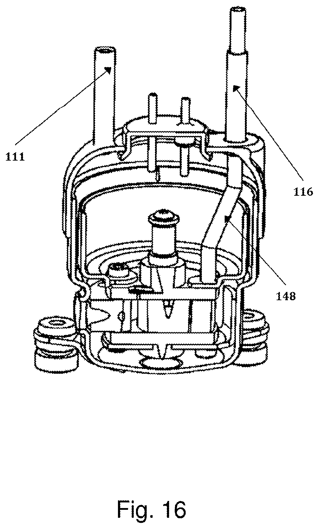 Patent US12448971 Figure 15 – Compact low noise rotary compressor