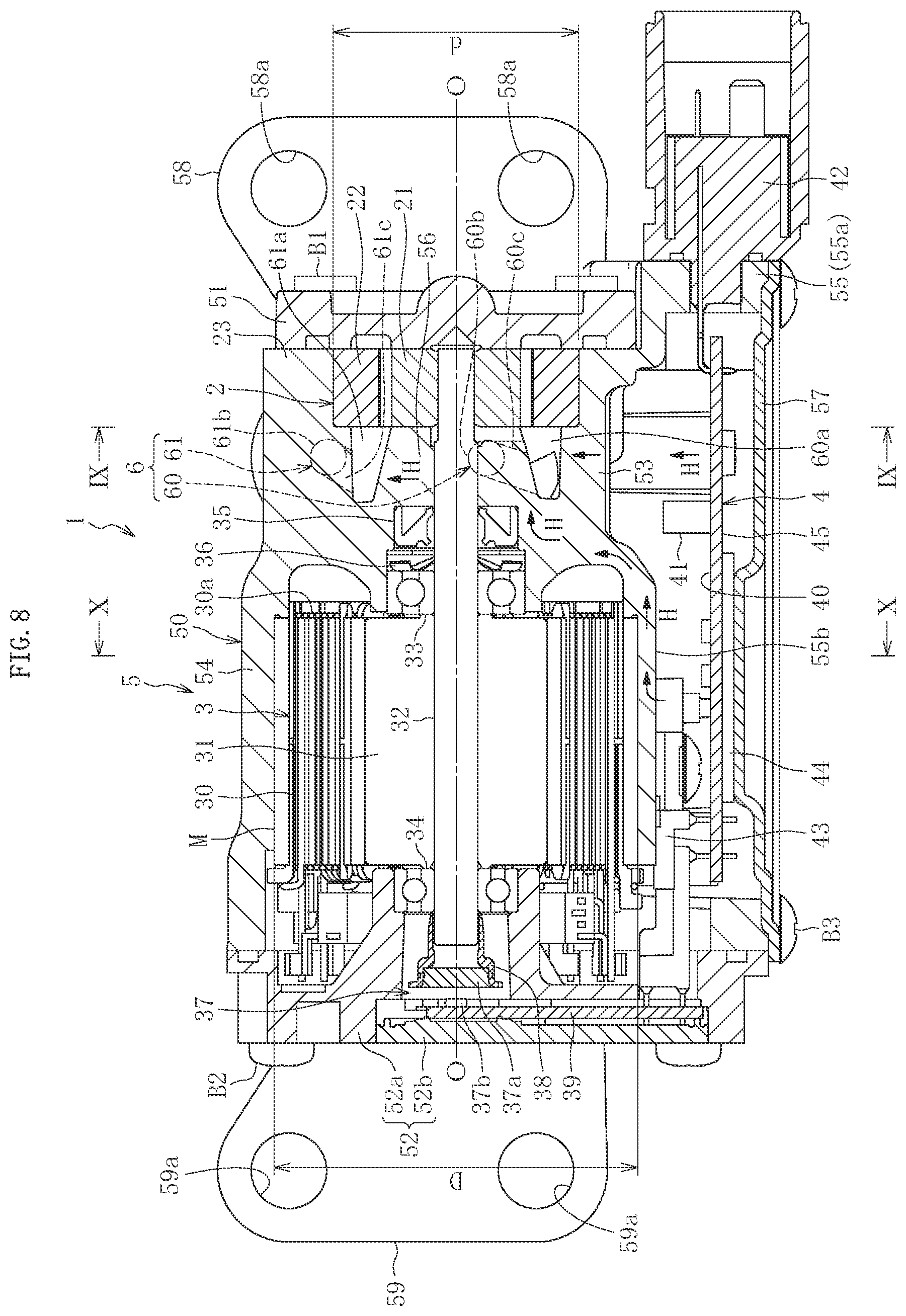 Patent US12448972 Figure 7 – Electric oil pump