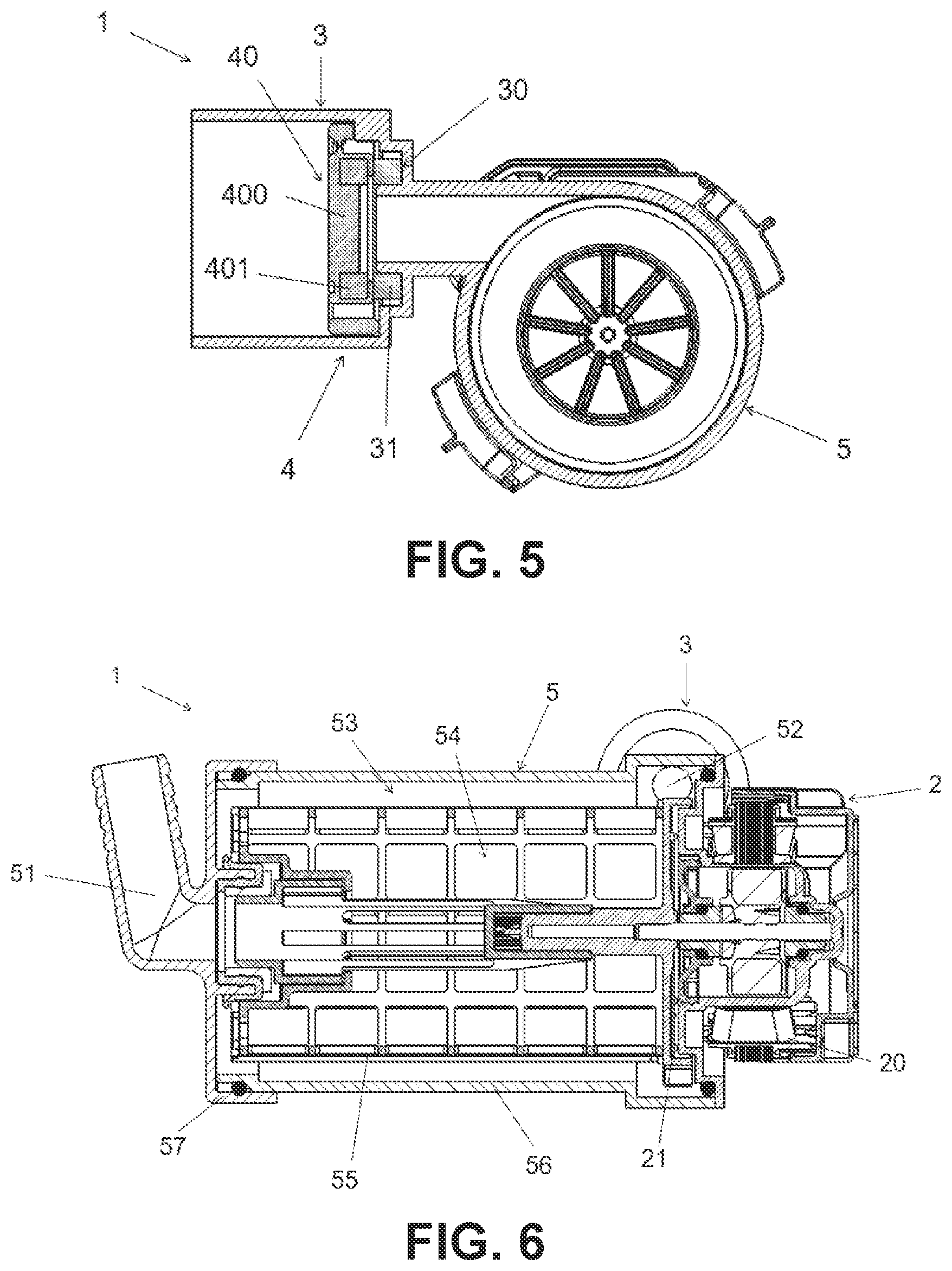 Patent US12448973 Figure 3 – Hydraulic system for a household appliance