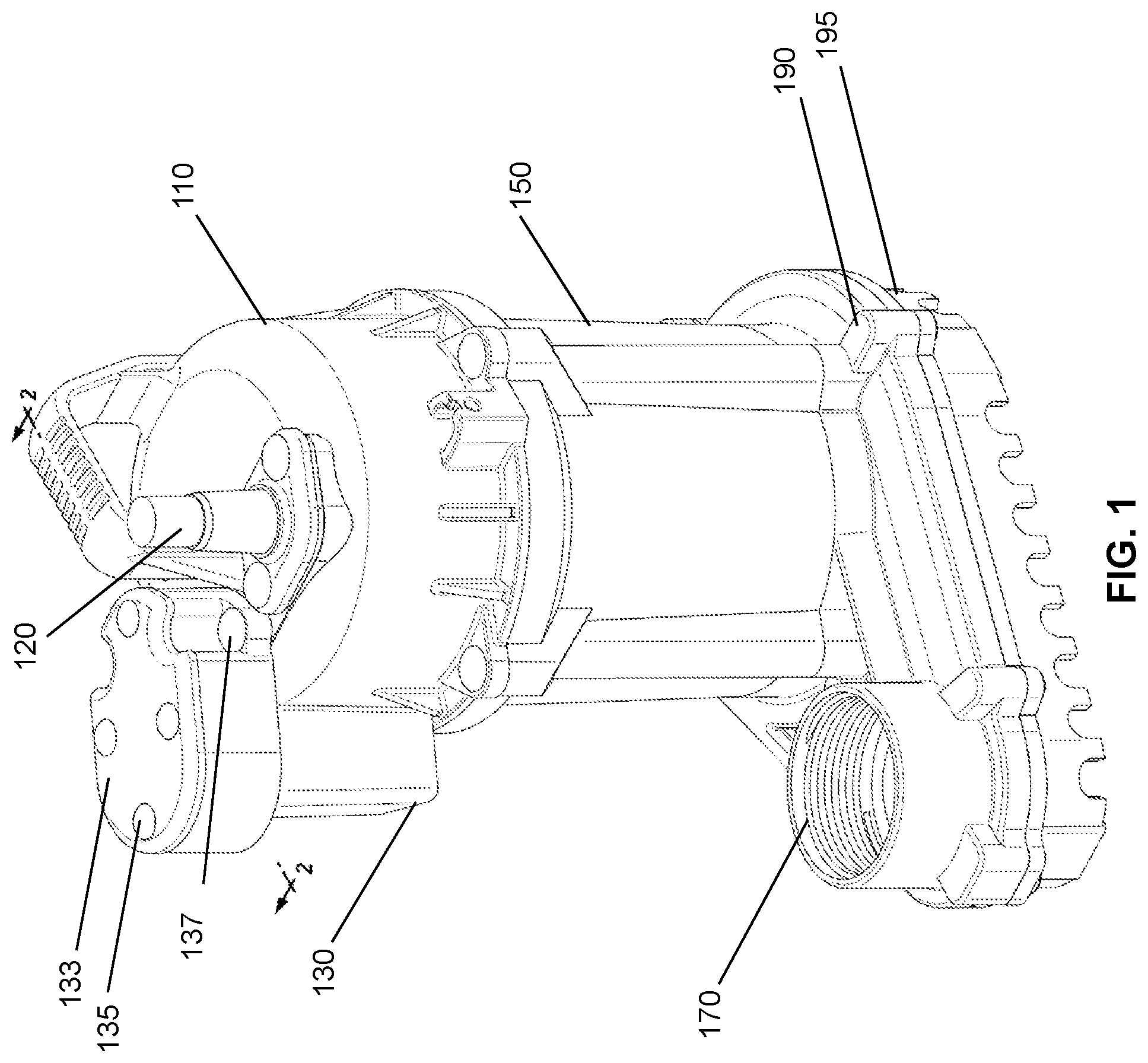 Patent US12448974 Figure 1 – Capacitive fluid detection system for a pump