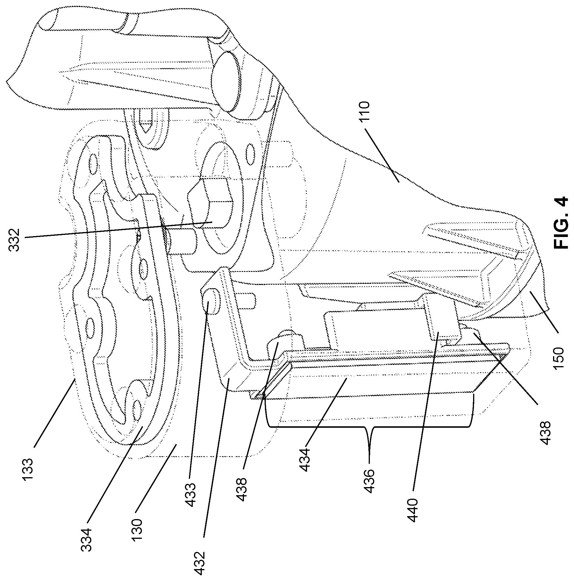 Patent US12448974 Figure 4 – Capacitive fluid detection system for a pump