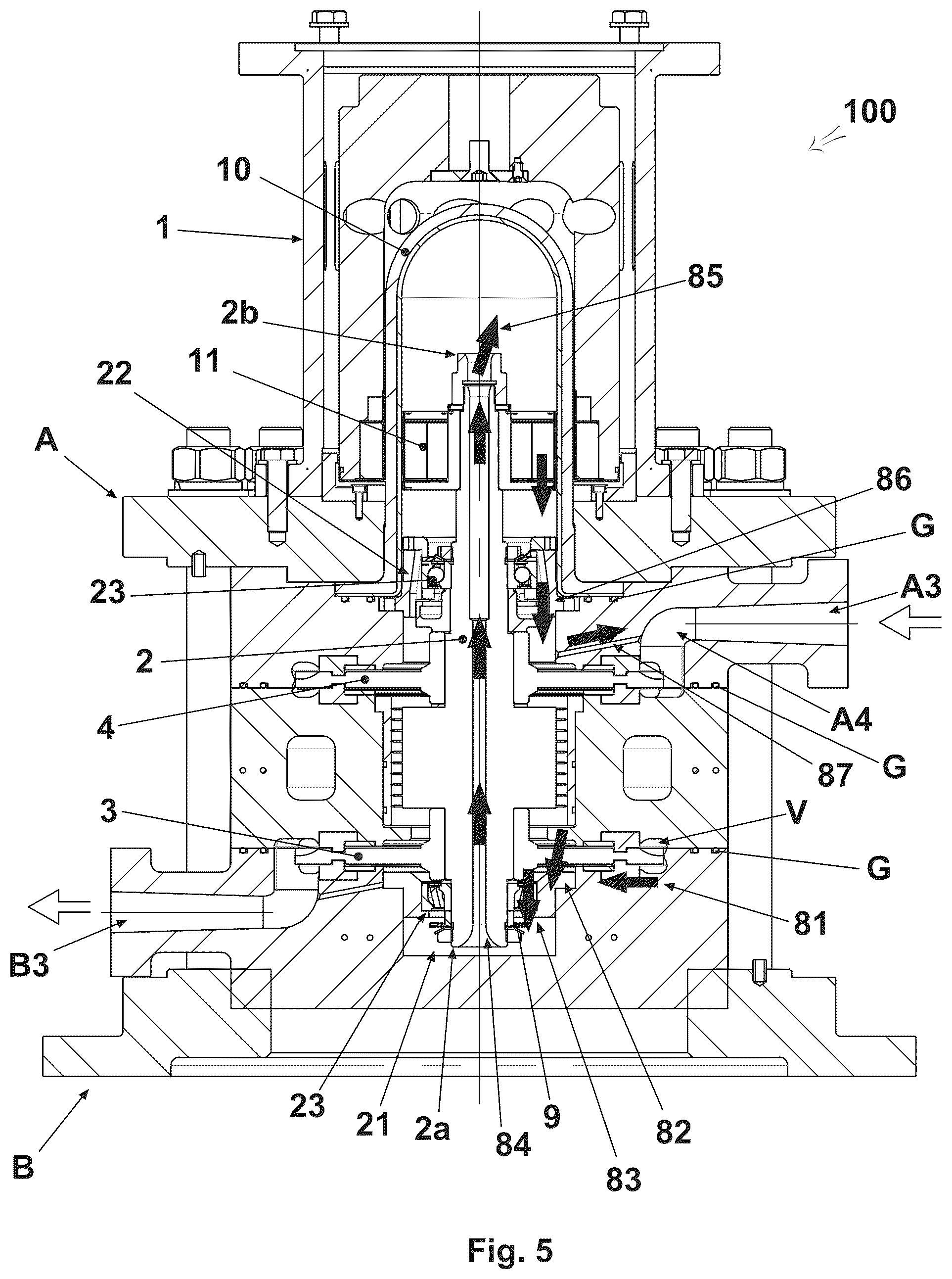 Patent US12448977 Figure 5 – Regenerative multi-stage compressor