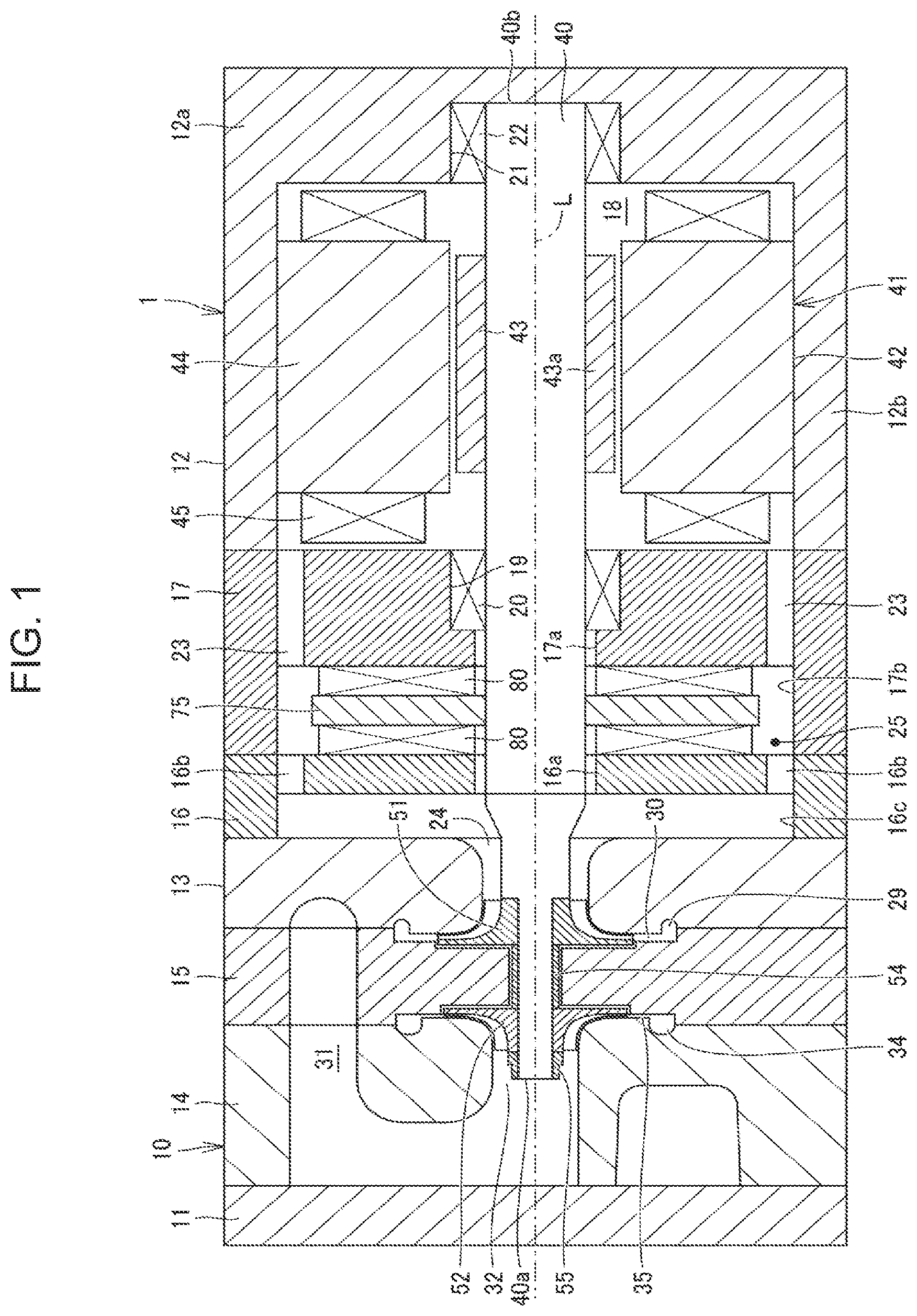 Patent US12448979 Figure 1 – Electric turbo compressor