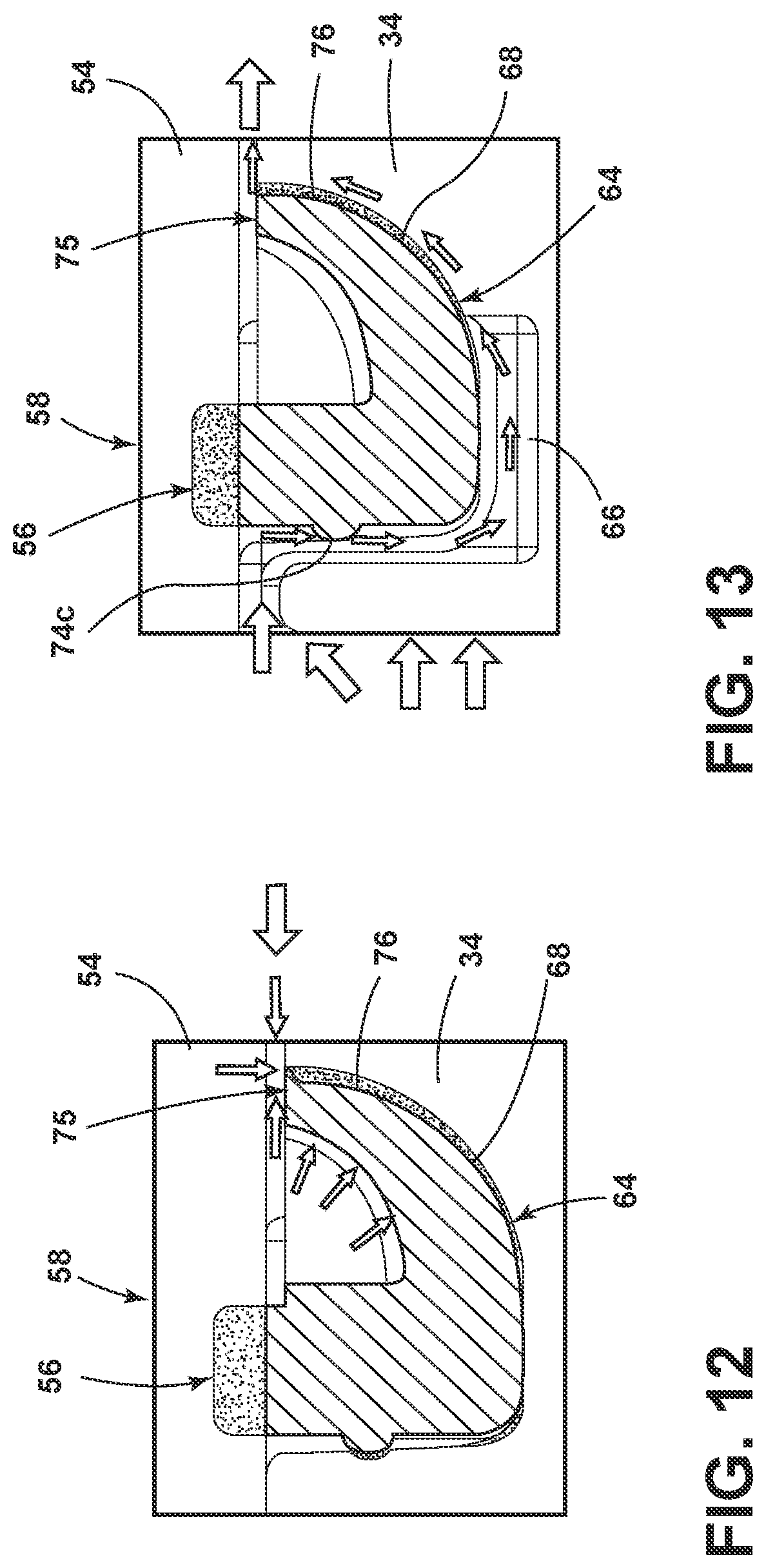 Patent US12448981 Figure 12 – Electronically commutated fluid pump including an integrated controller assembly having a sealing arrangement