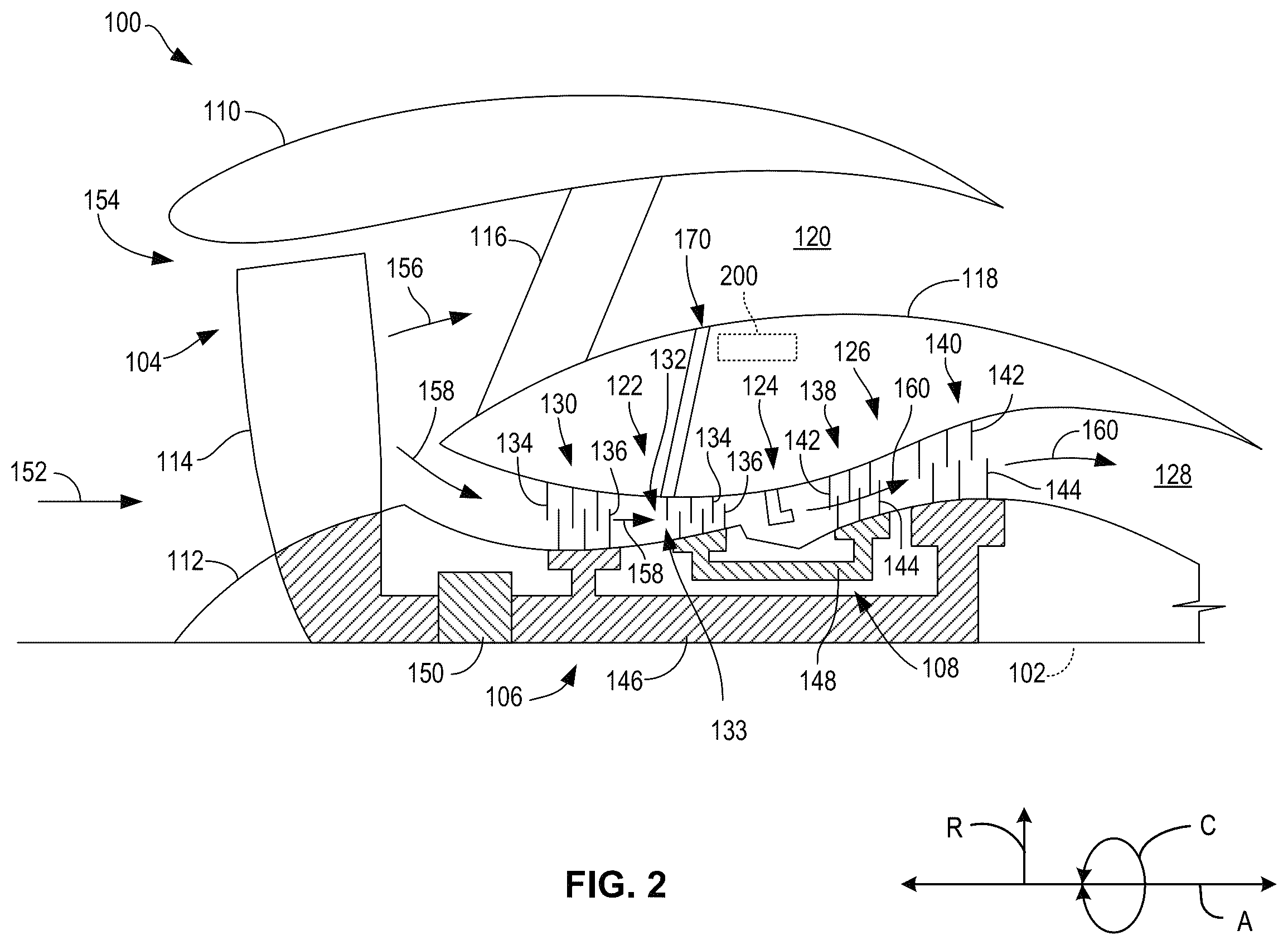 Patent US12448982 Figure 2 – Impeller bearings for pumps