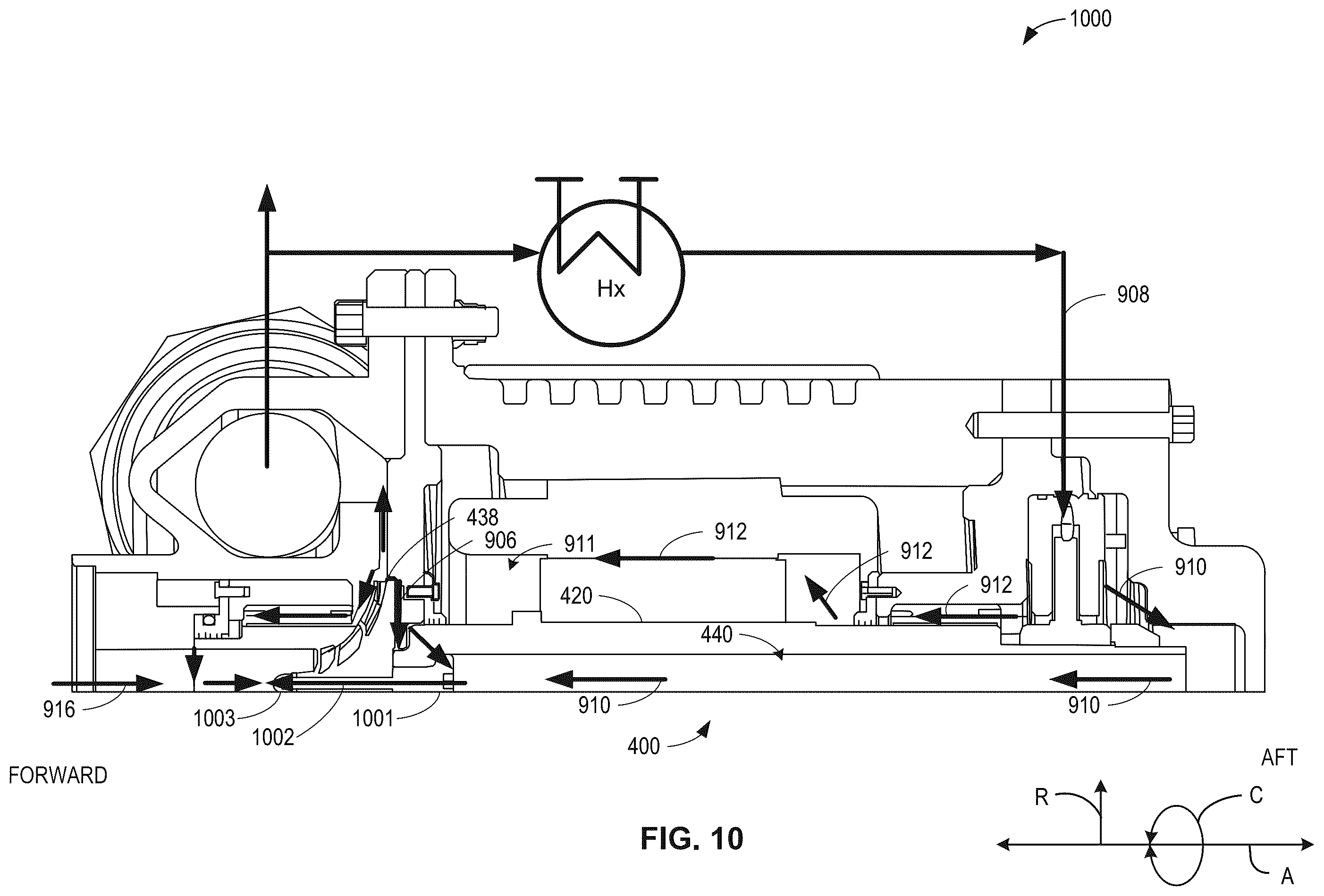 Patent US12448982 Figure 10 – Impeller bearings for pumps