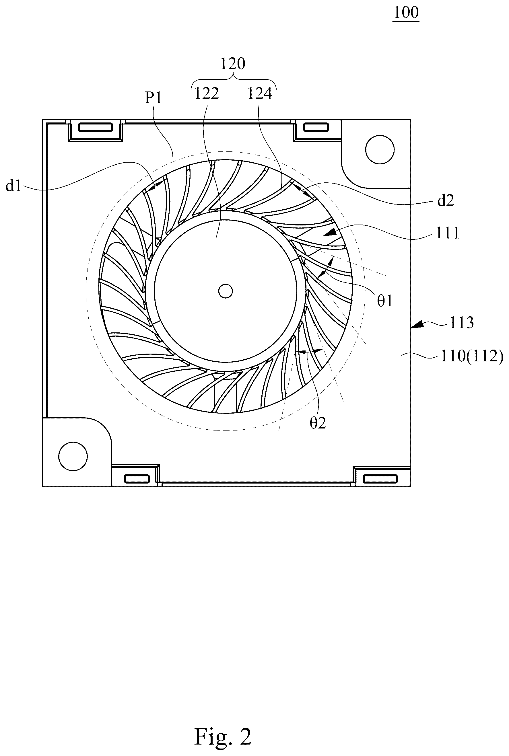 Patent US12448984 Figure 2 – Centrifugal fan