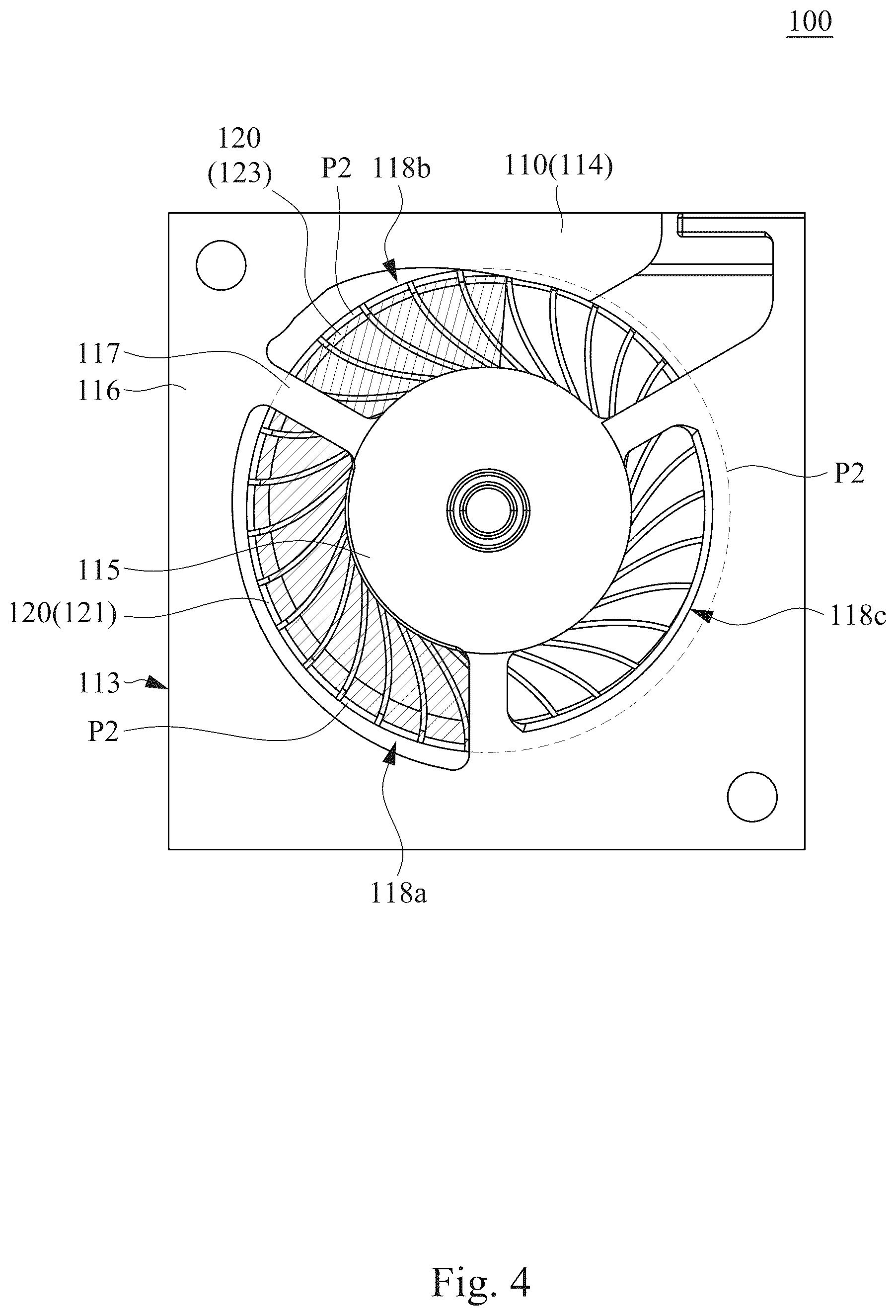Patent US12448984 Figure 4 – Centrifugal fan