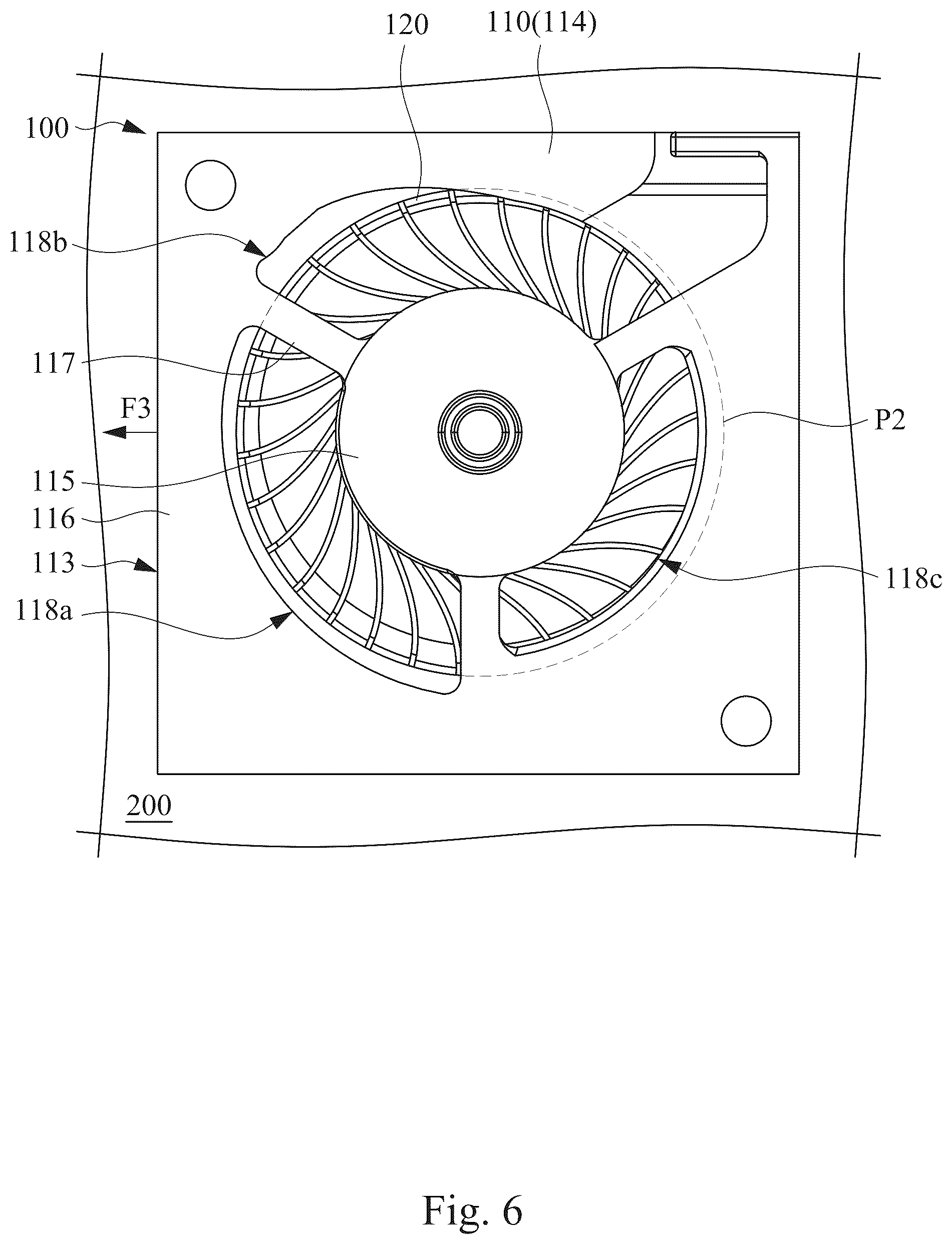 Patent US12448984 Figure 6 – Centrifugal fan