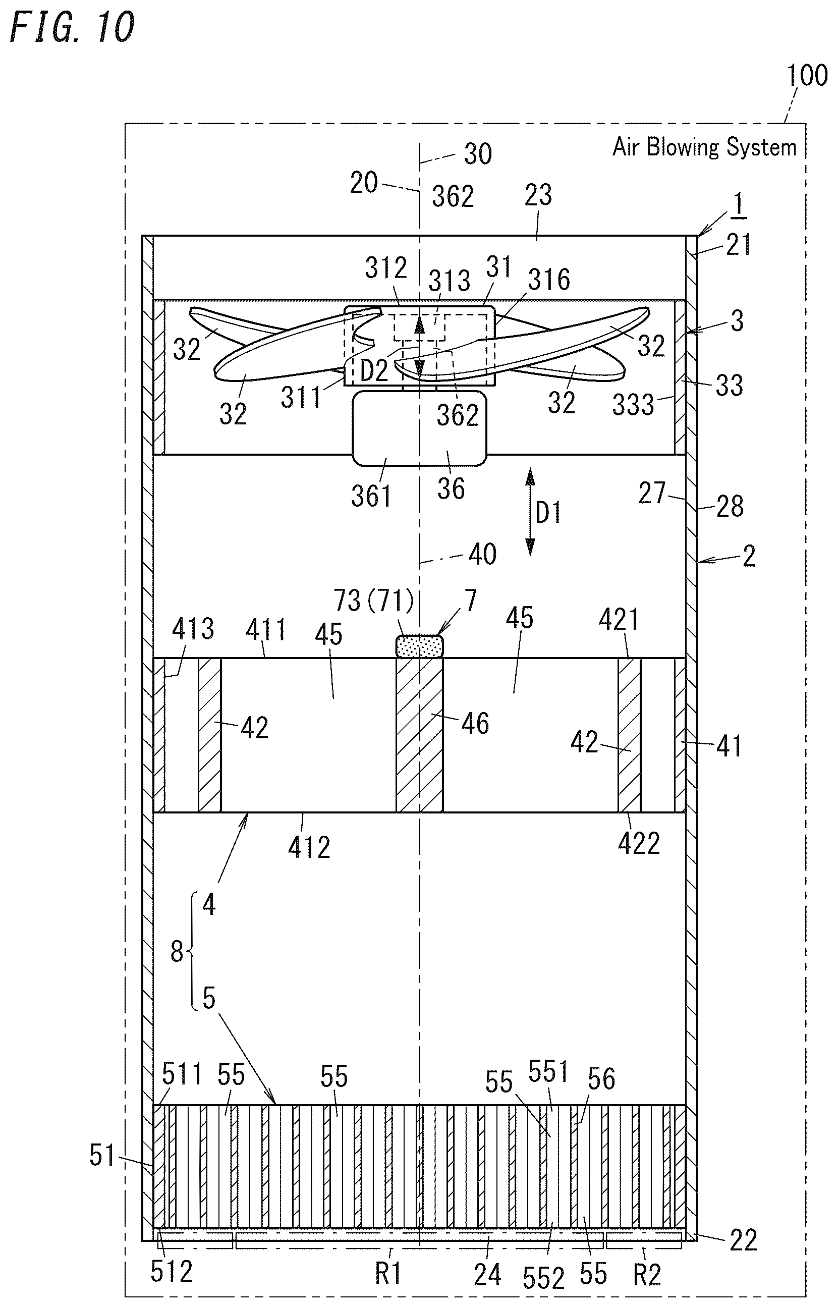 Patent US12448985 Figure 10 – Air blower