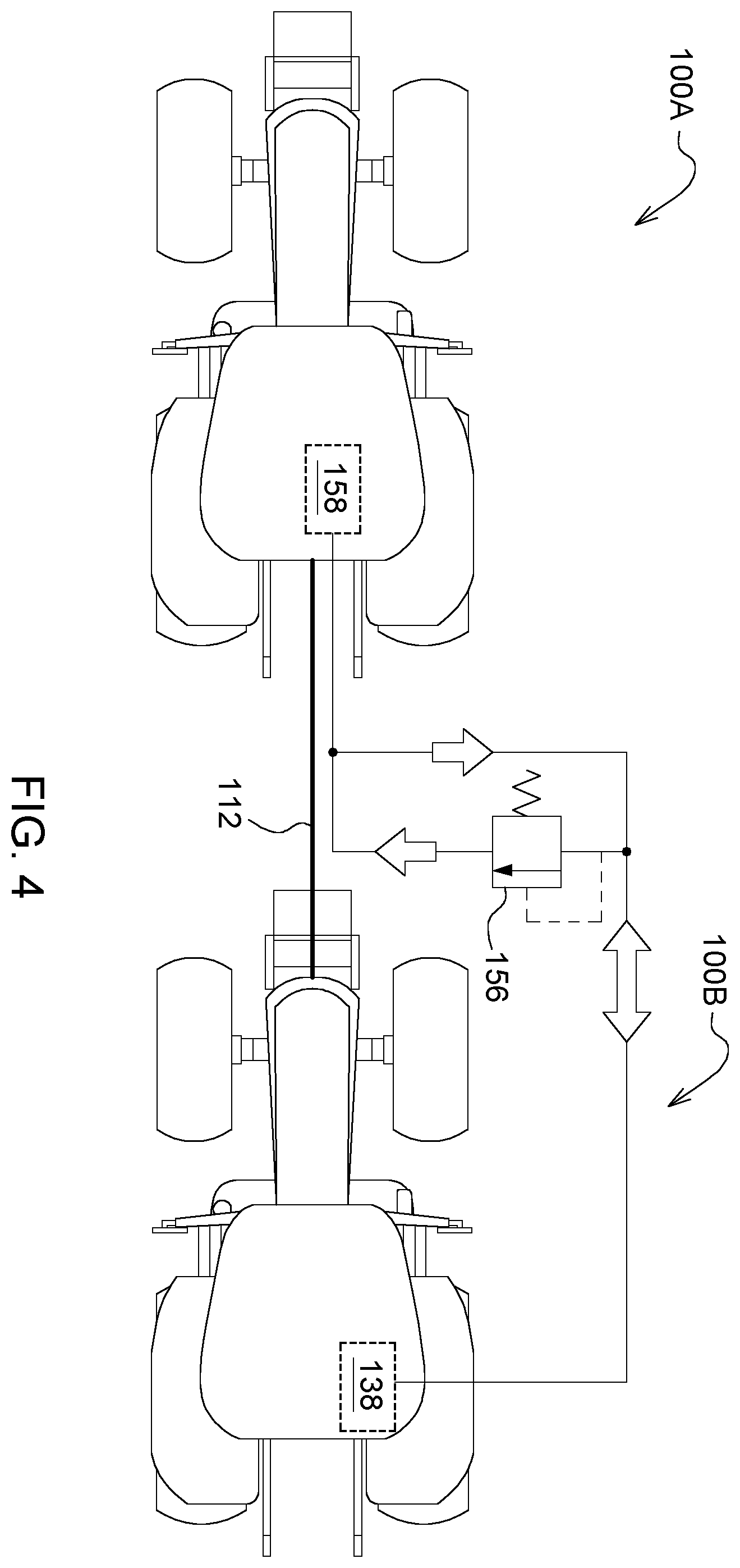 Patent US12448989 Figure 4 – Auxiliary hydraulic system for a work vehicle