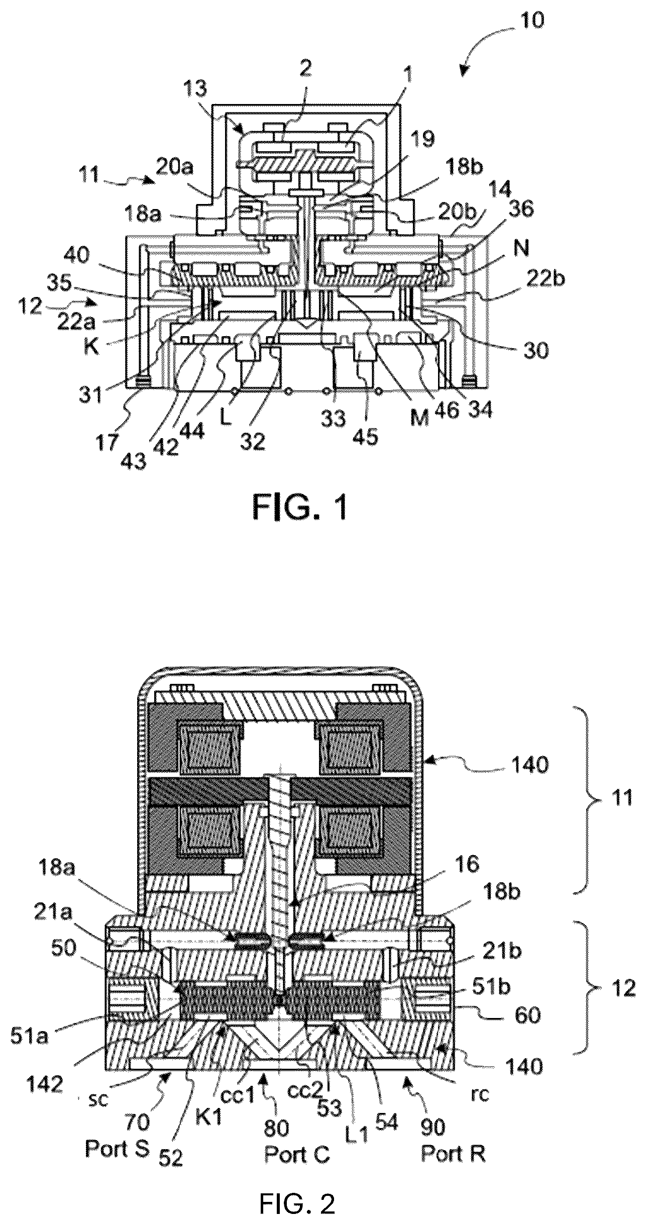 Patent US12448990 Figure 1 – Two-stage servo valve