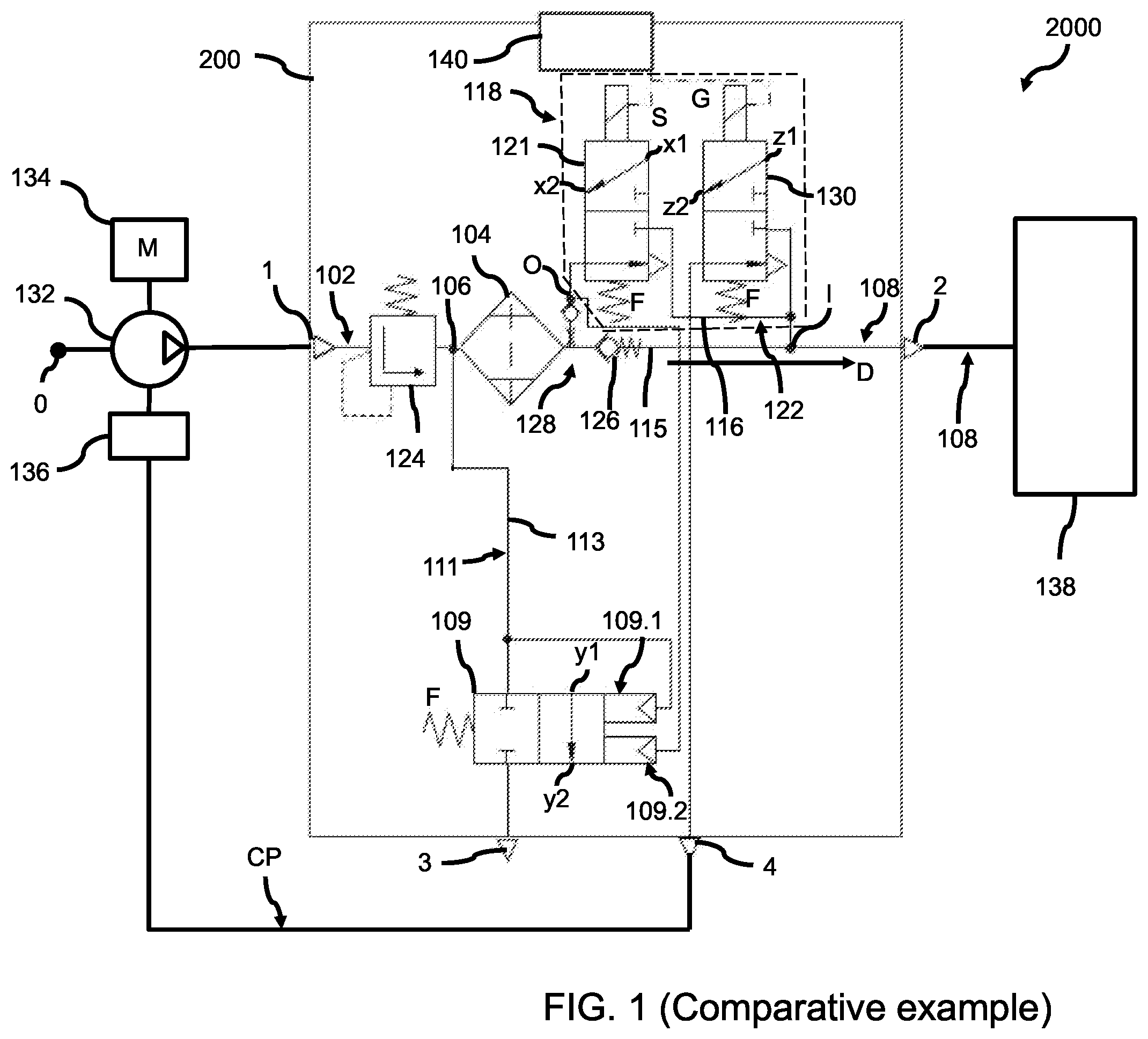 Patent US12448992 Figure 1 – Air processing unit, air managing system, pneumatic system and vehicle
