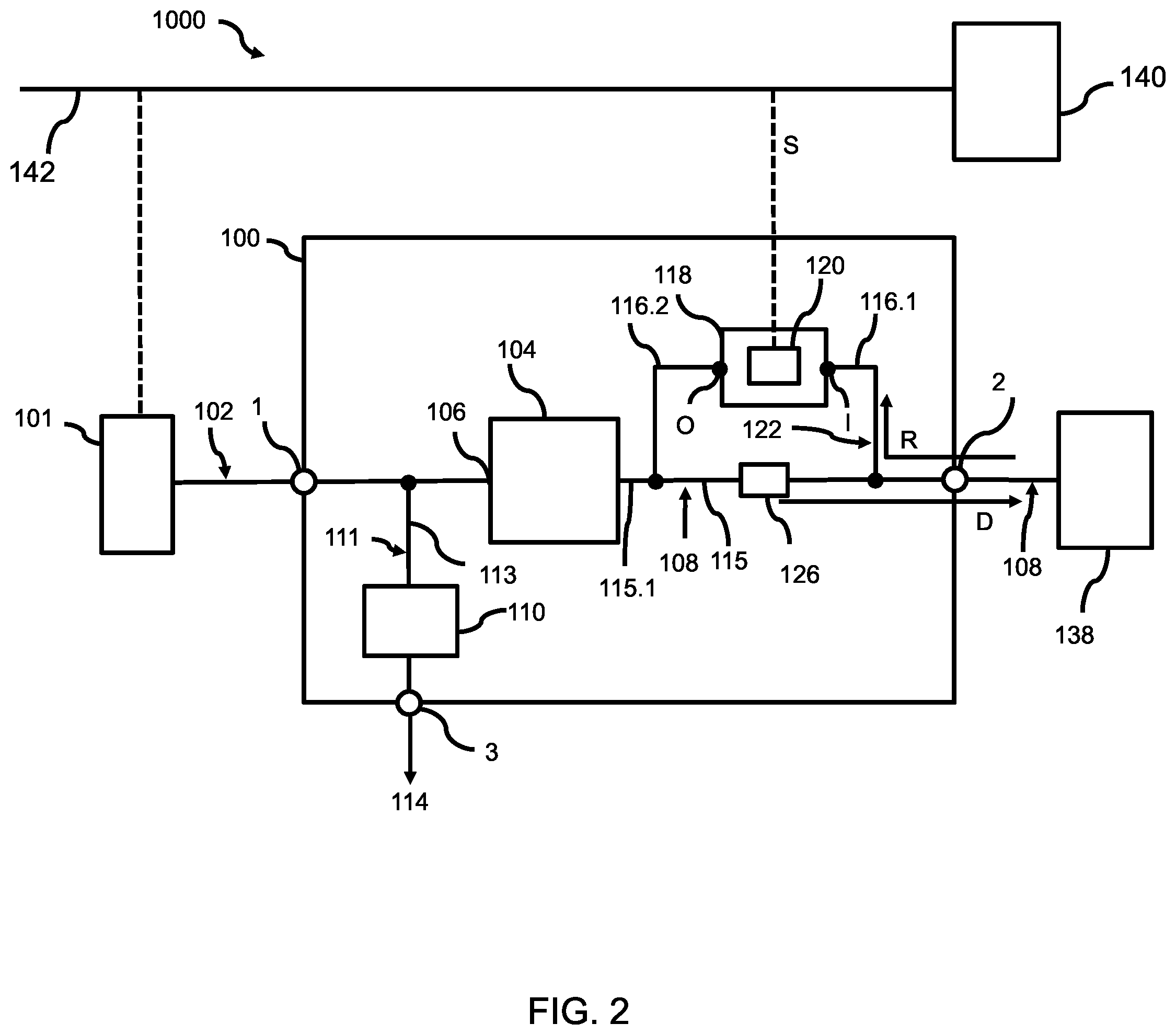 Patent US12448992 Figure 2 – Air processing unit, air managing system, pneumatic system and vehicle