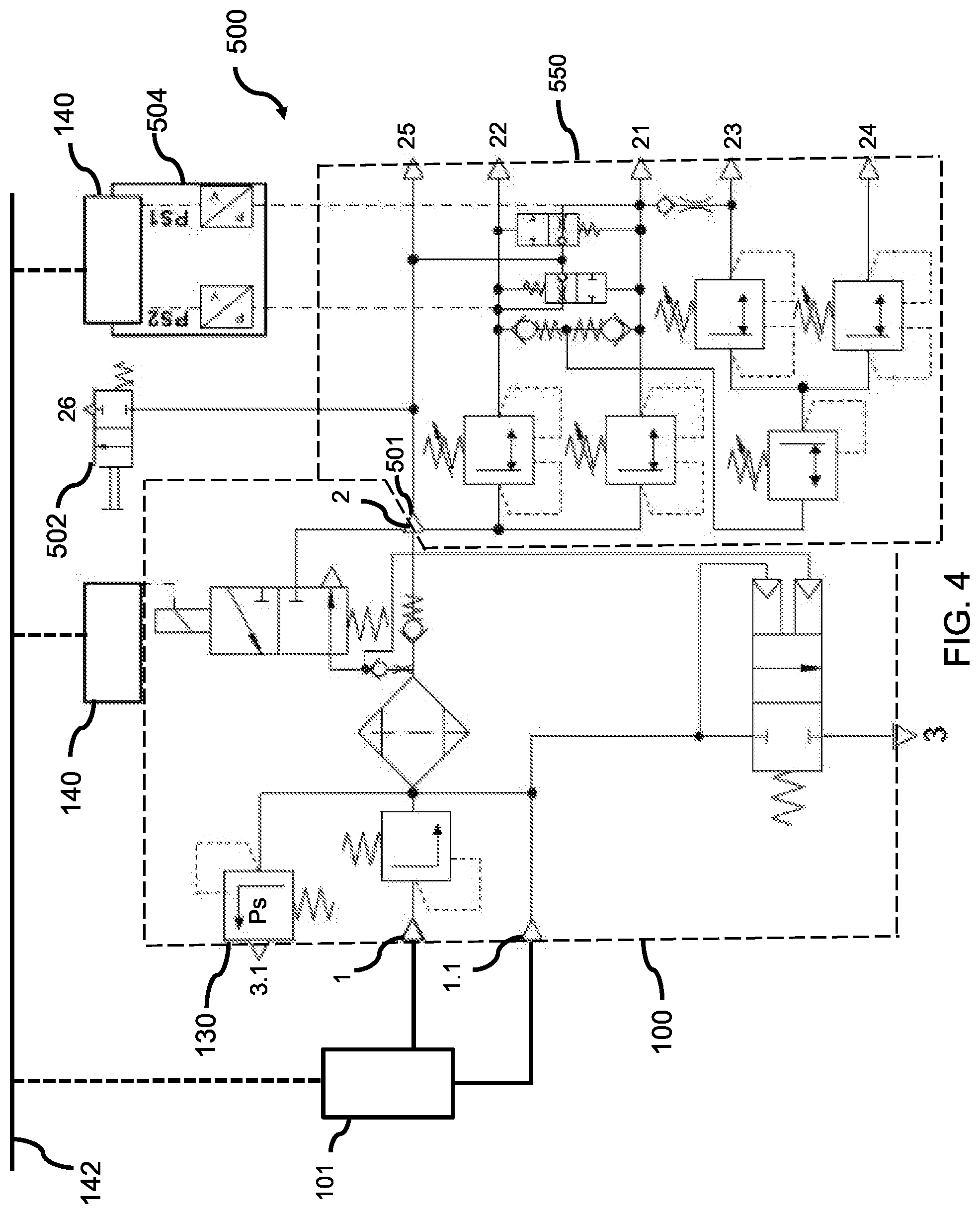 Patent US12448992 Figure 4 – Air processing unit, air managing system, pneumatic system and vehicle