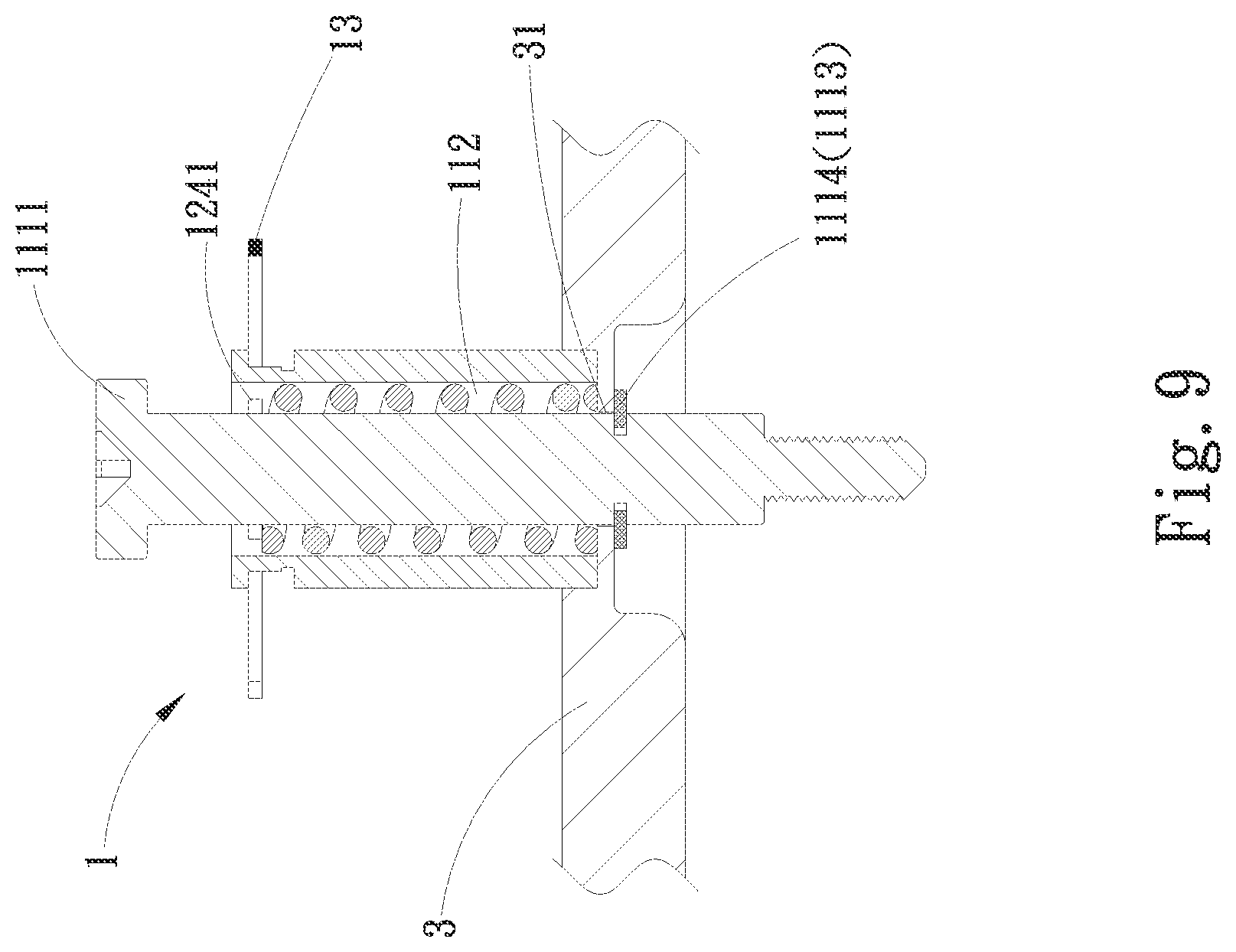 Patent US12448995 Figure 11 – Screw fixing structure for heat dissipation unit and heat dissipation unit using same
