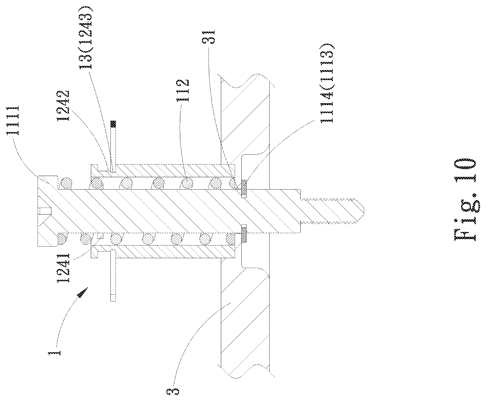 Patent US12448995 Figure 12 – Screw fixing structure for heat dissipation unit and heat dissipation unit using same