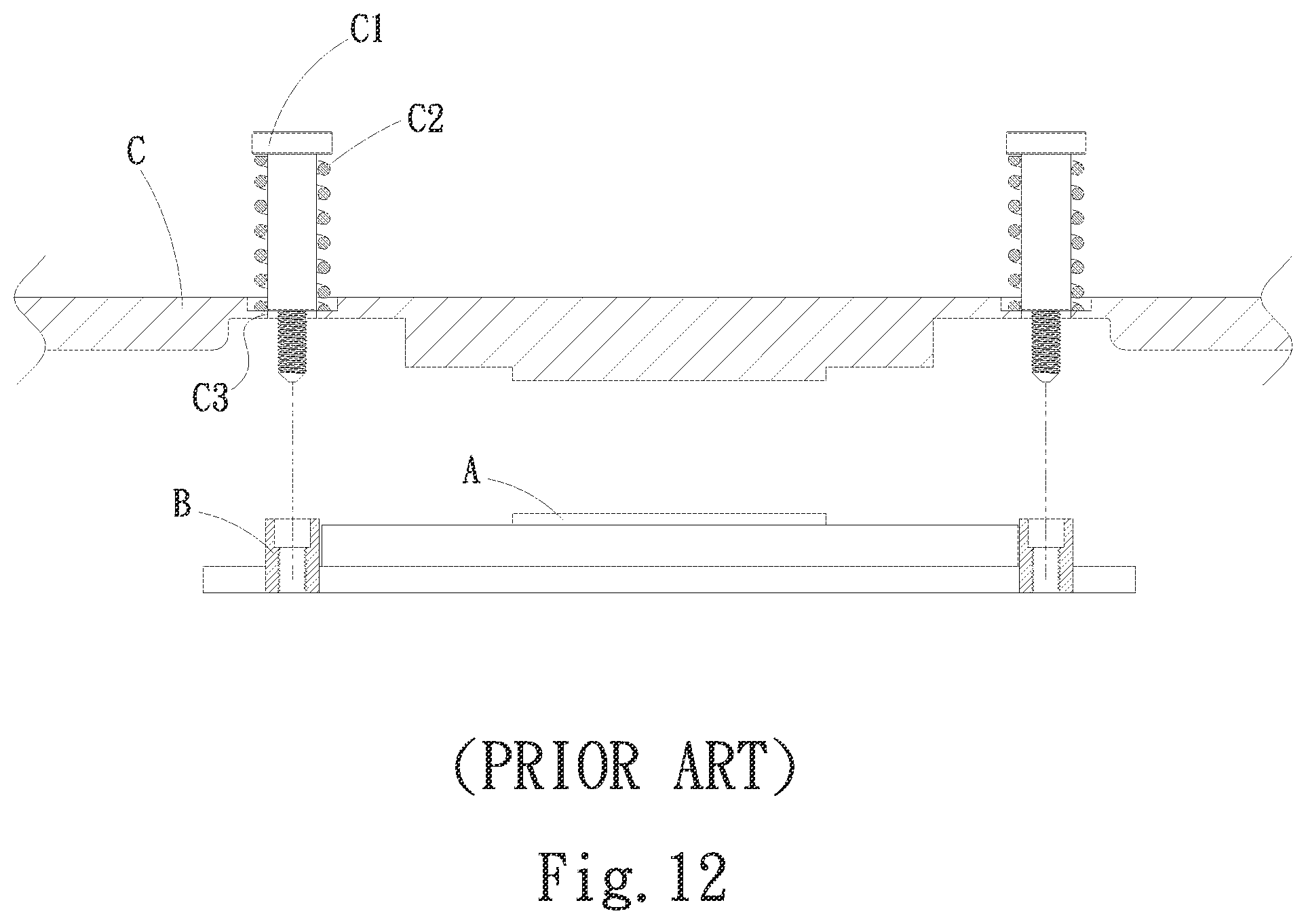 Patent US12448995 Figure 14 – Screw fixing structure for heat dissipation unit and heat dissipation unit using same