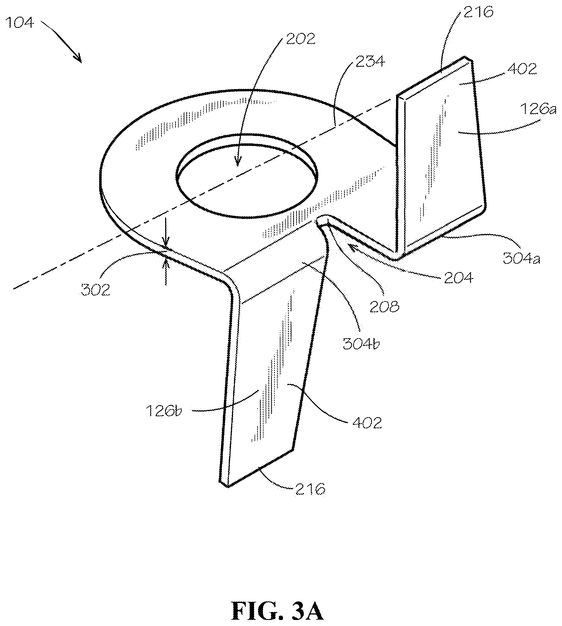 Patent US12448996 Figure 4 – Pipe hanger with lock tab washer