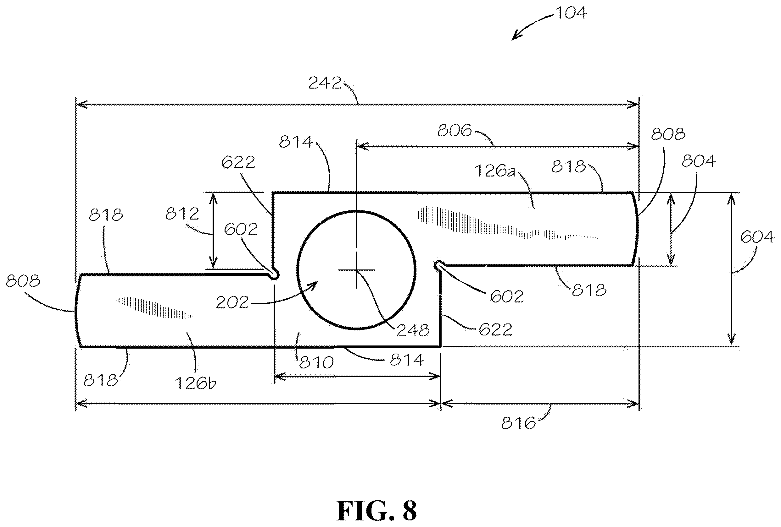 Patent US12448996 Figure 10 – Pipe hanger with lock tab washer