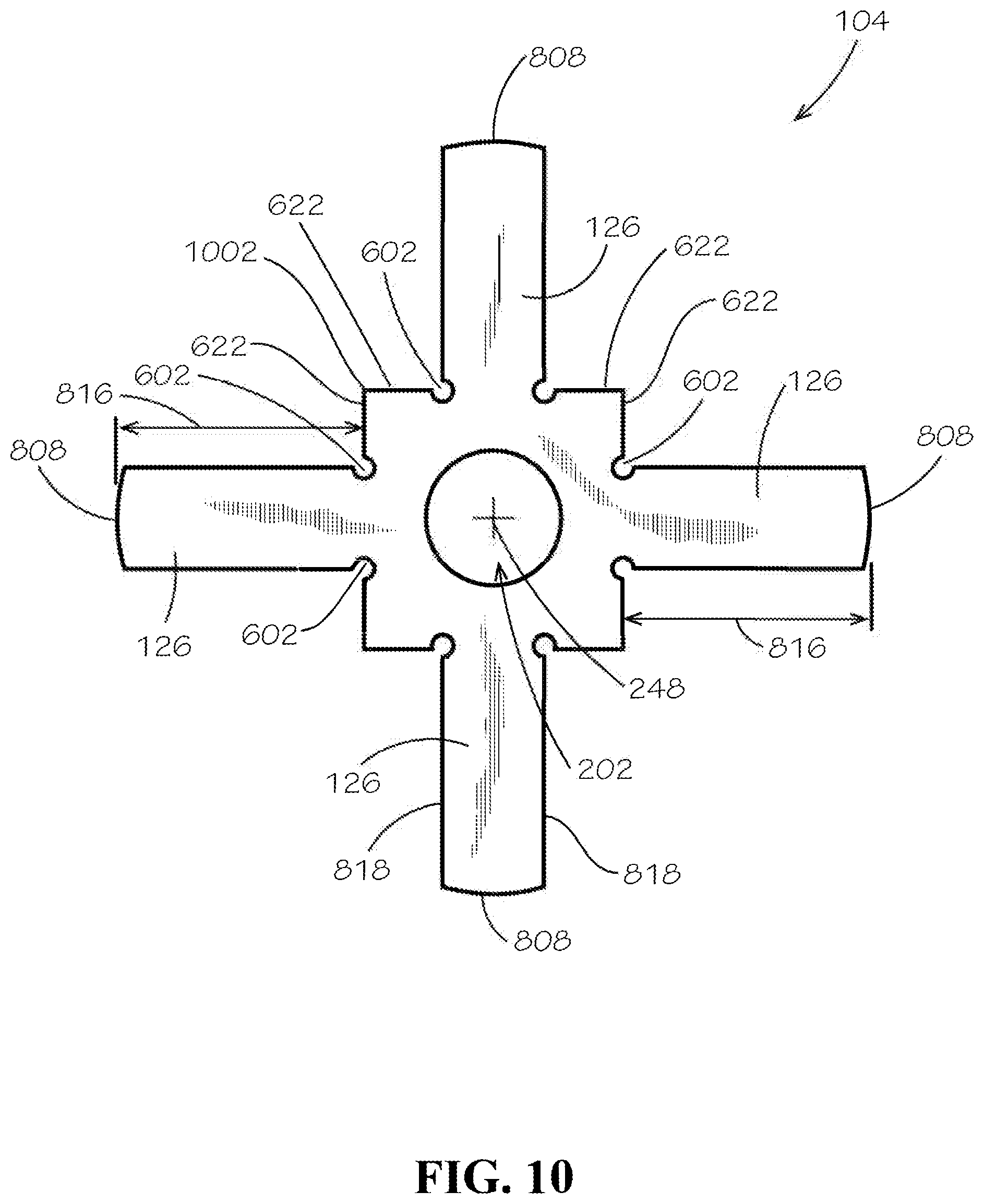 Patent US12448996 Figure 12 – Pipe hanger with lock tab washer