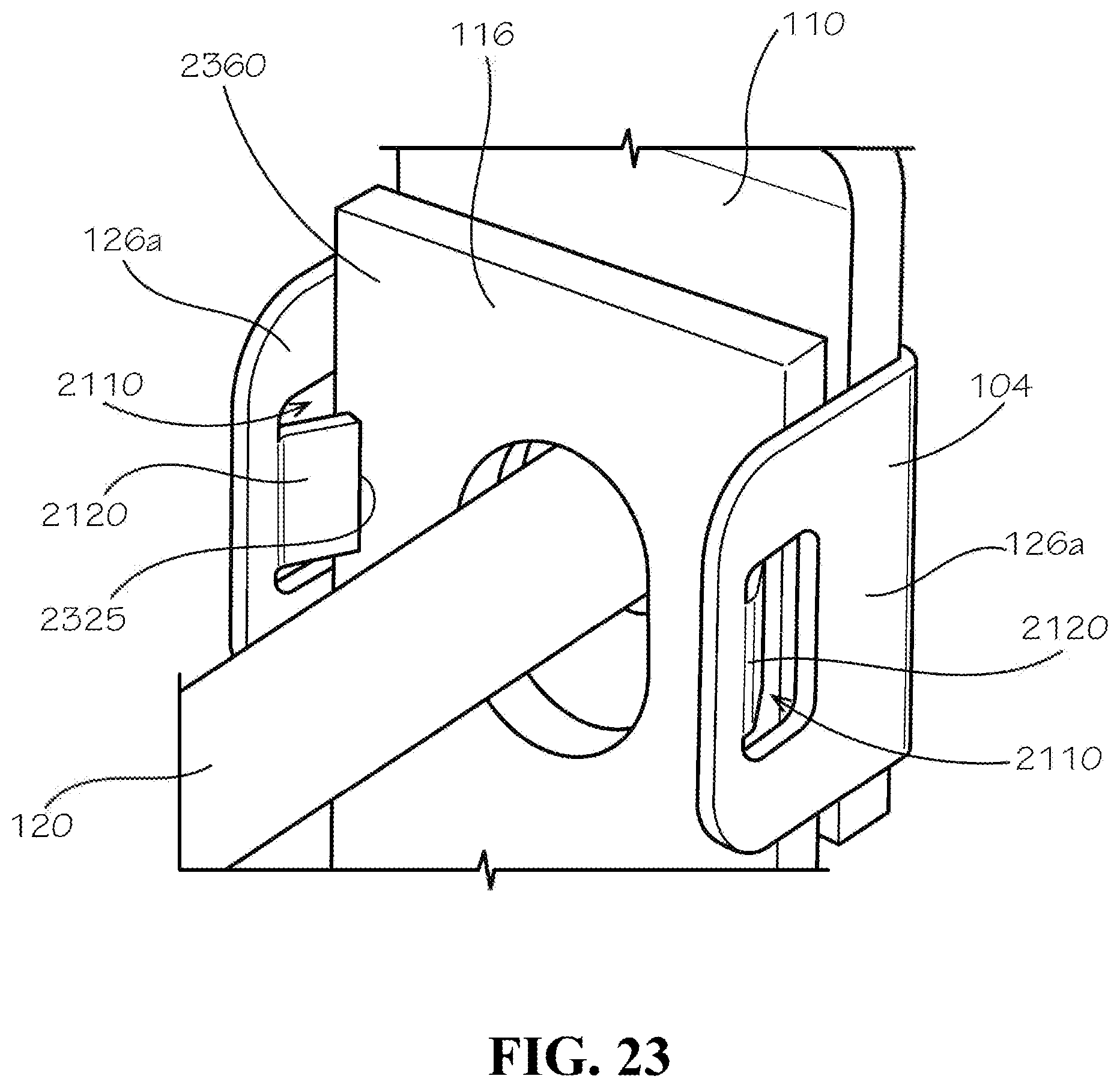 Patent US12448996 Figure 20 – Pipe hanger with lock tab washer