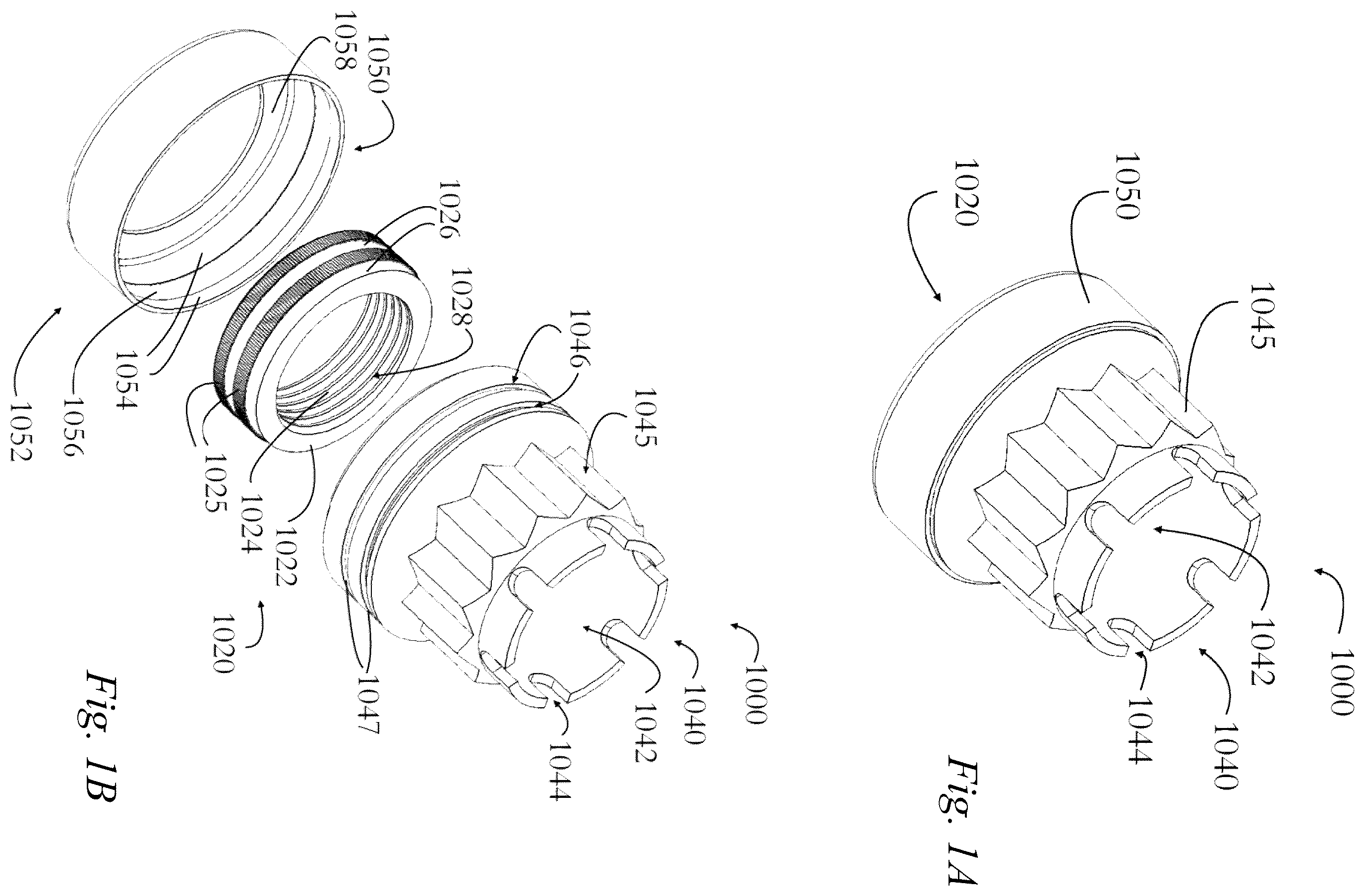 Patent US12448997 Figure 1 – Precision torque control positive lock nut