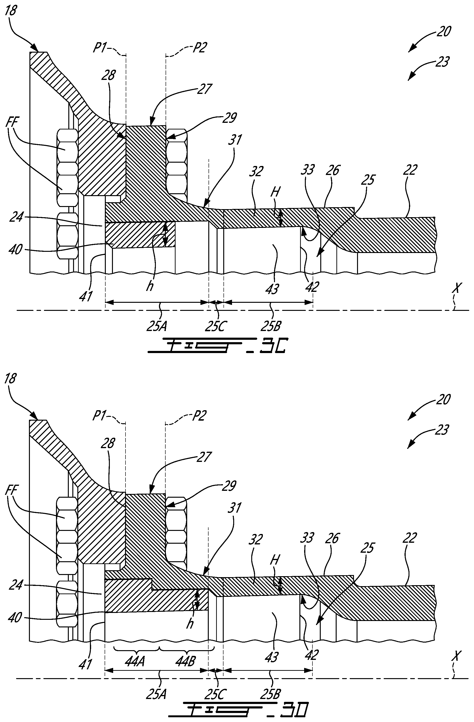 Patent US12448998 Figure 4 – Propeller shaft assembly for aircraft engine