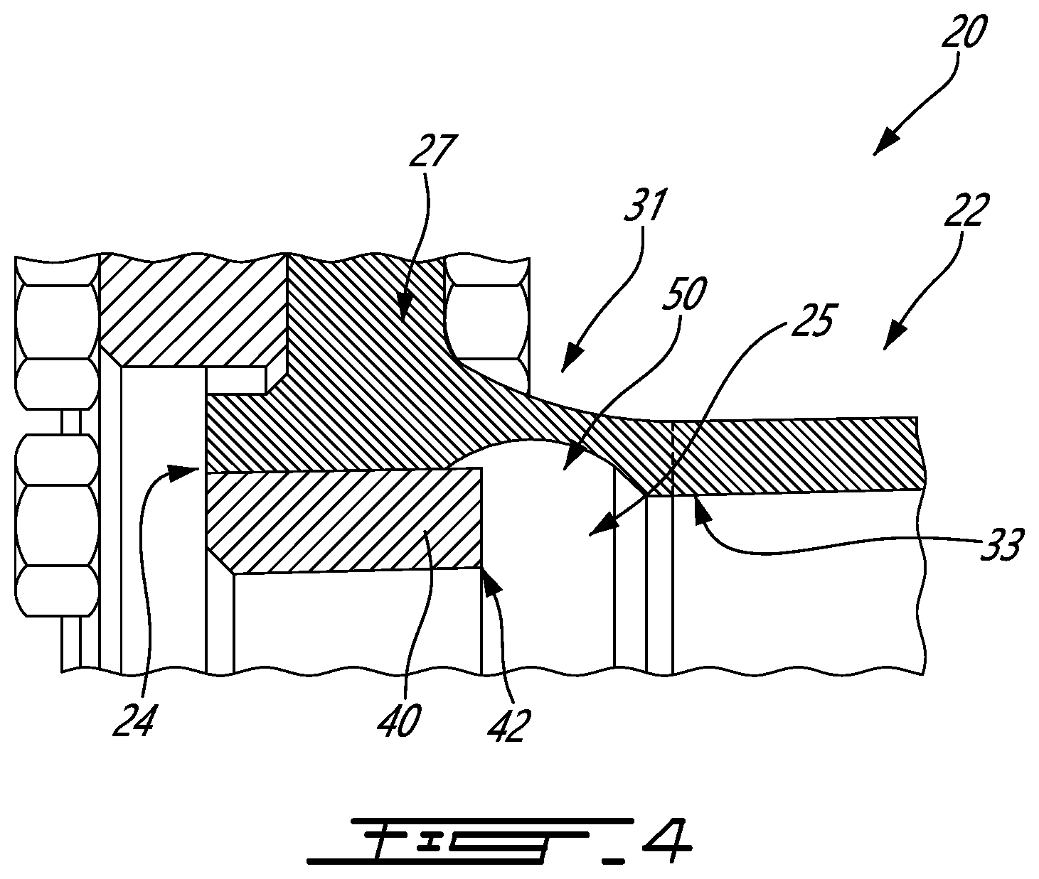 Patent US12448998 Figure 5 – Propeller shaft assembly for aircraft engine