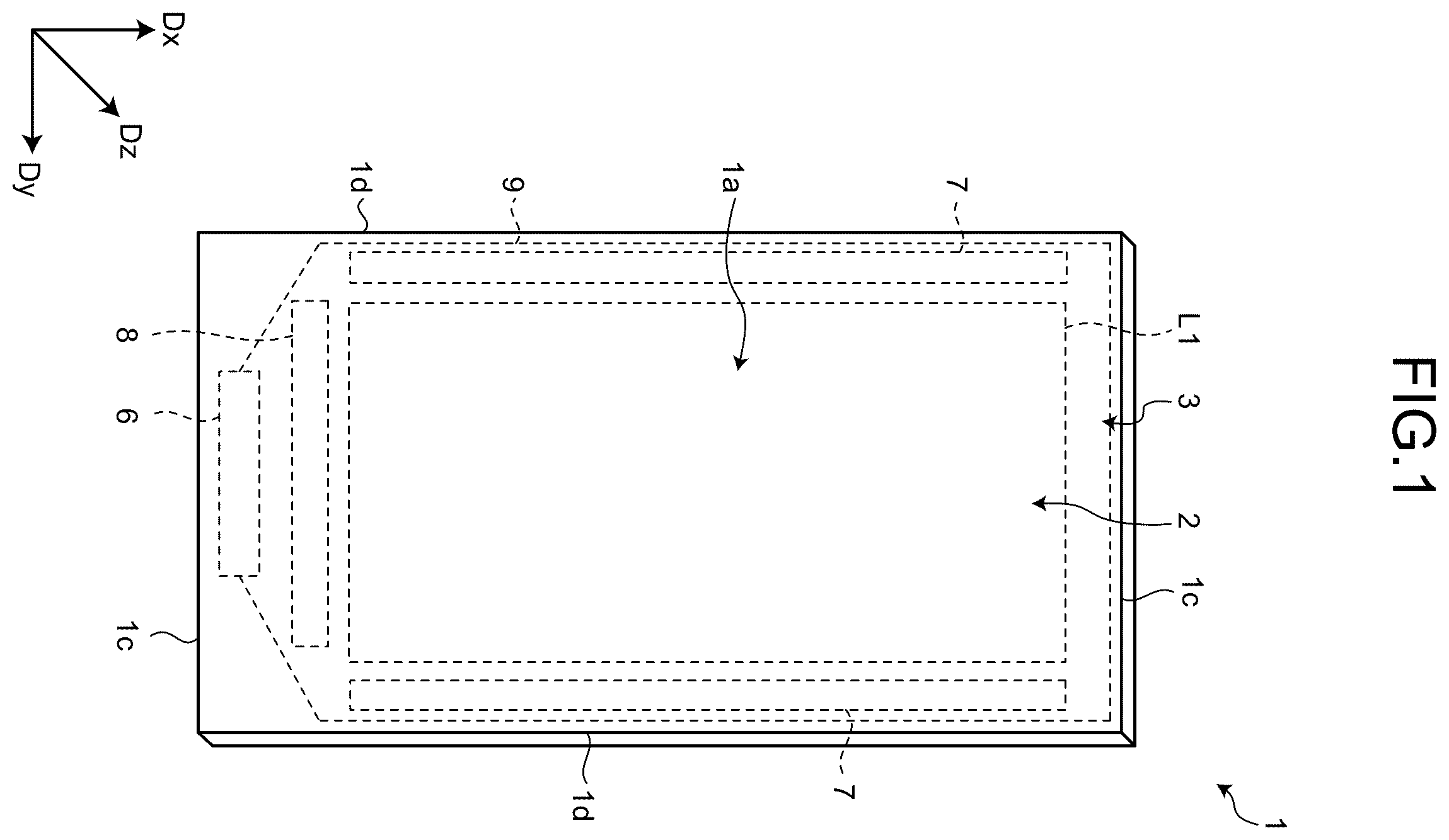 Patent US12453003 Figure 1 – Stretchable device