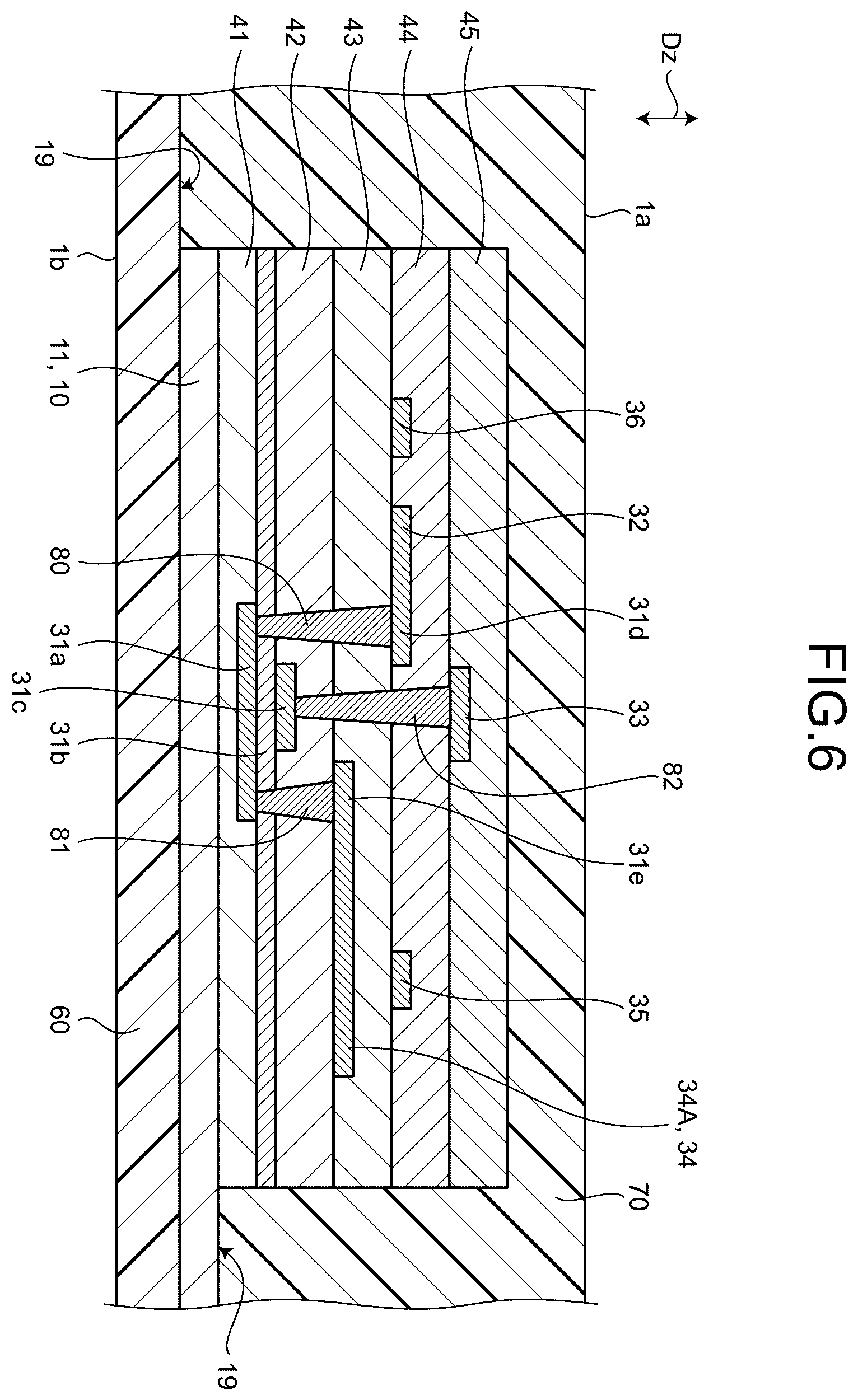 Patent US12453003 Figure 6 – Stretchable device