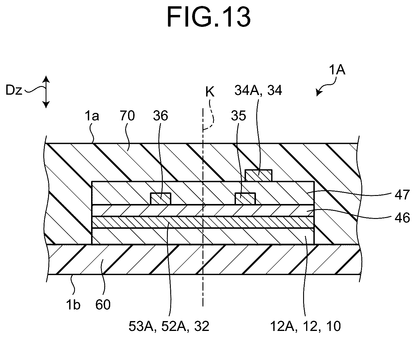 Patent US12453003 Figure 13 – Stretchable device