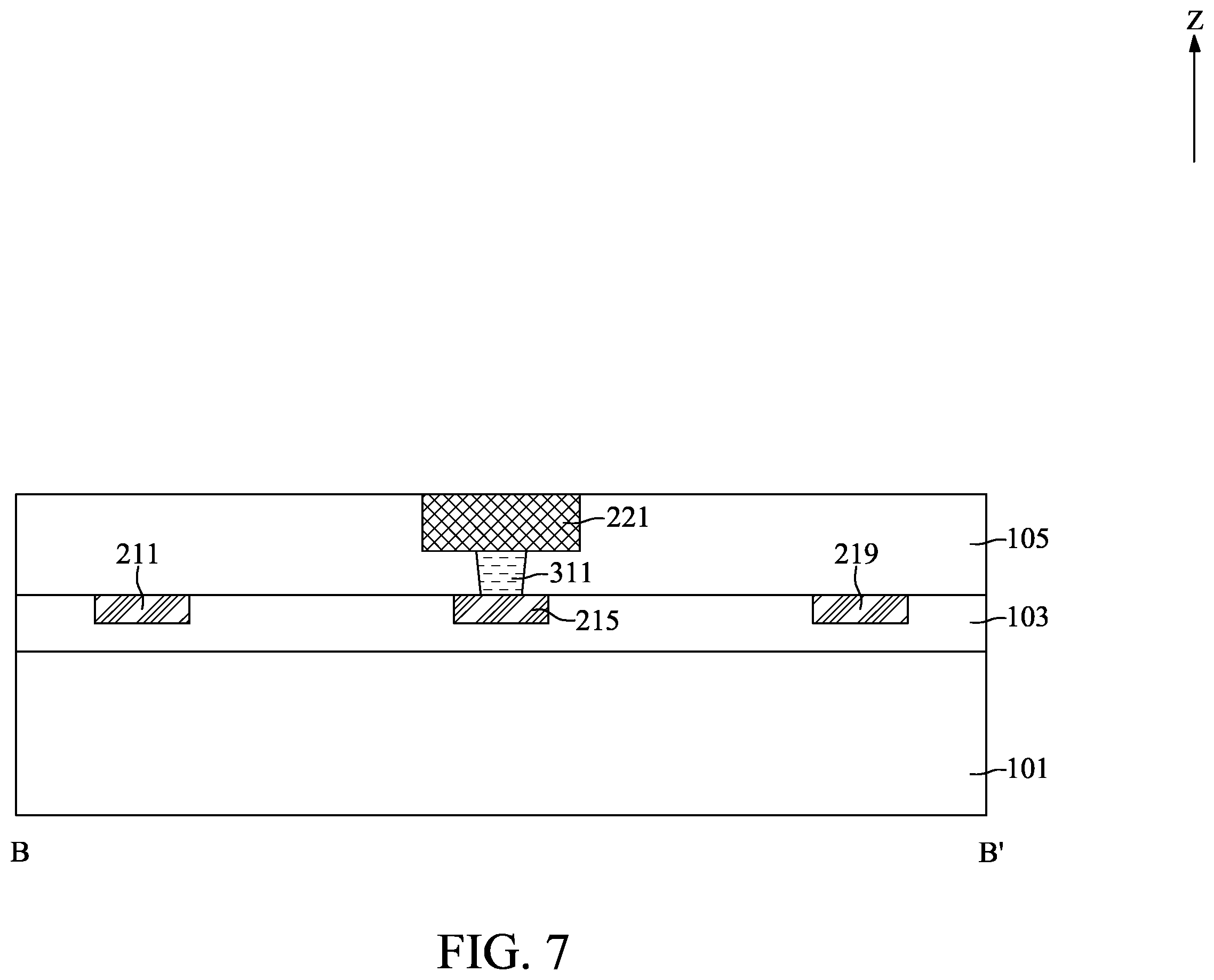 Patent US12453008 Figure 7 – Semiconductor device with selection structure and method for fabricating the same