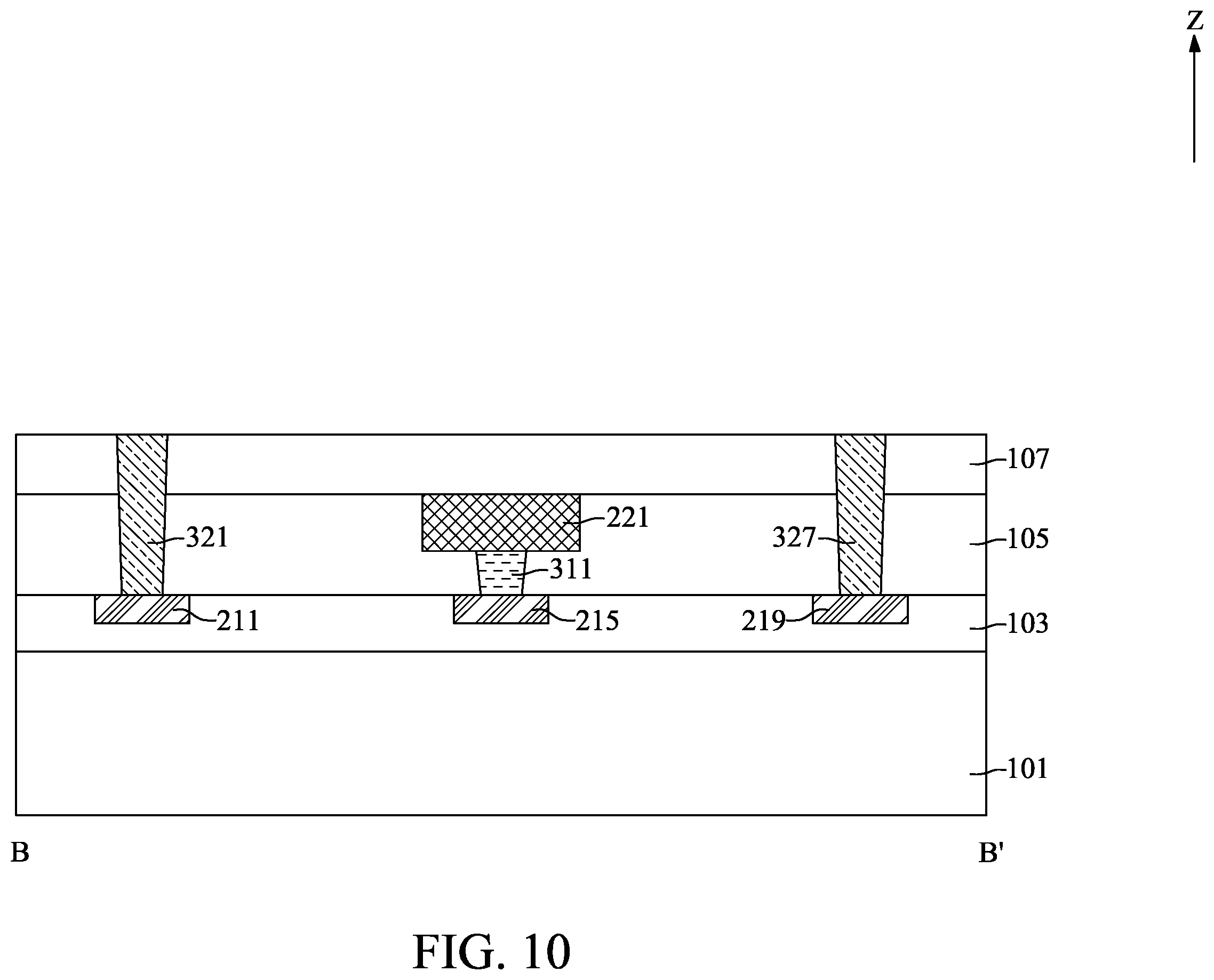 Patent US12453008 Figure 10 – Semiconductor device with selection structure and method for fabricating the same