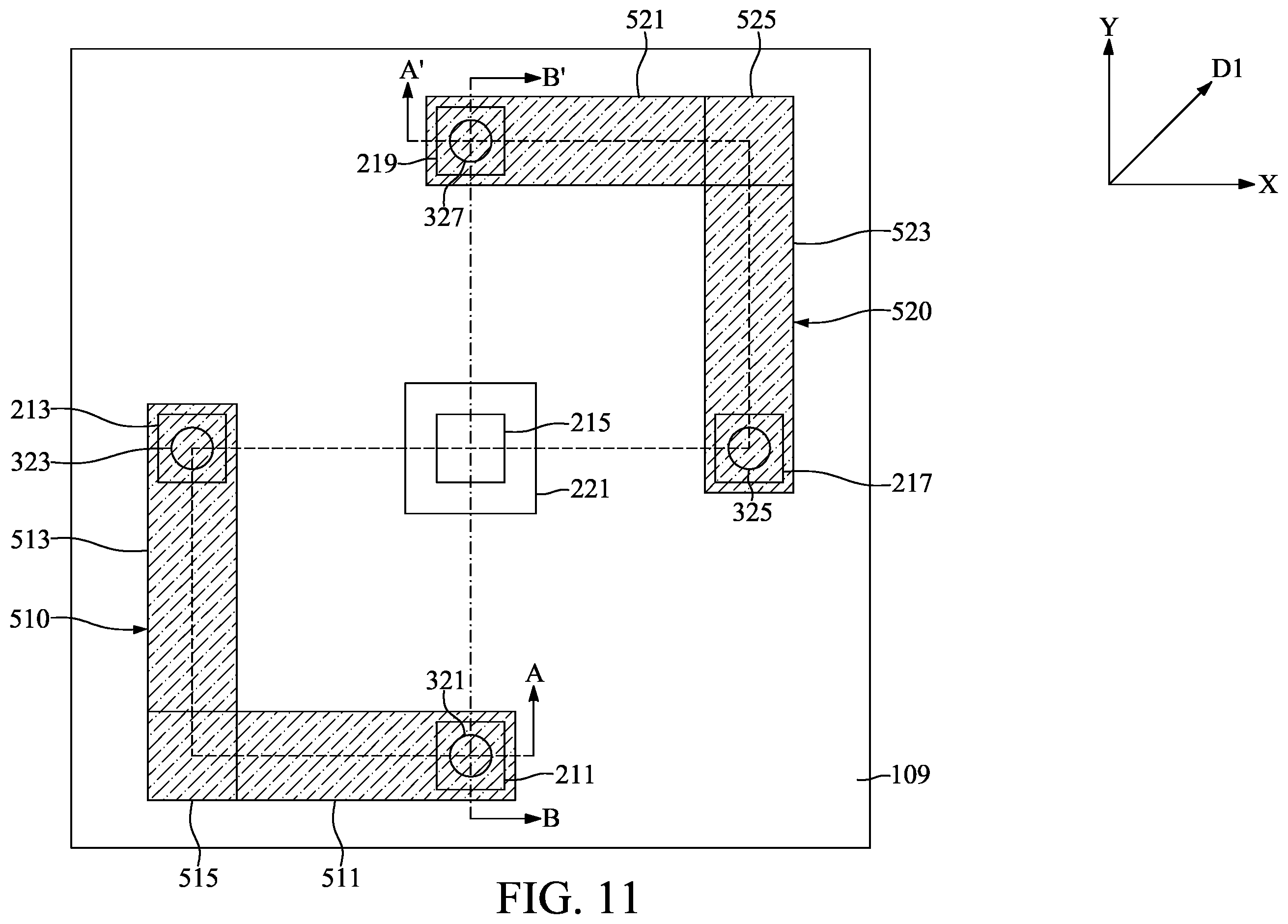 Patent US12453008 Figure 11 – Semiconductor device with selection structure and method for fabricating the same
